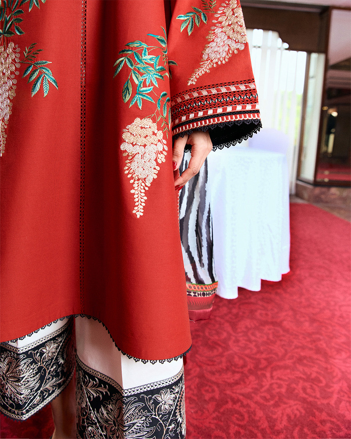 Jugnu | Summer Pret 25 | Lina - by Libasekhas UK - Registered Vendor of : Jugnu - 100% Original Designer Dress