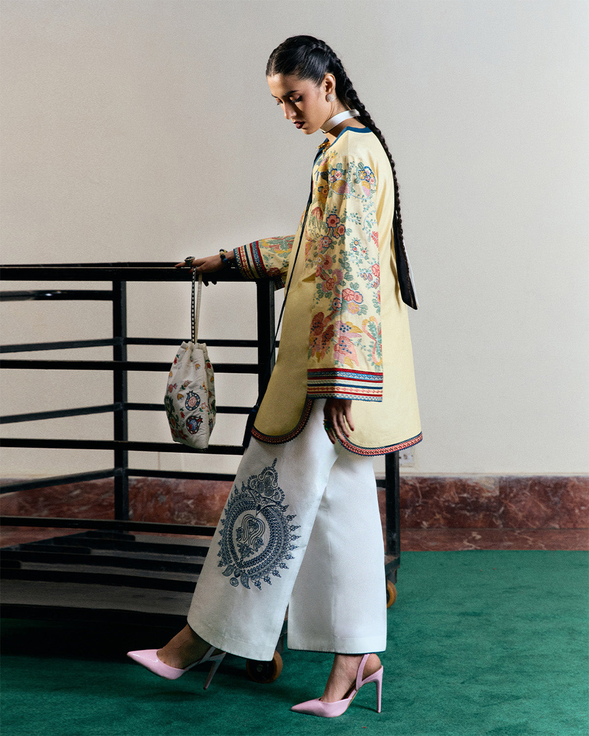 Jugnu | Summer Pret 25 | Yavani - by Libasekhas UK - Registered Vendor of : Jugnu - 100% Original Designer Dress