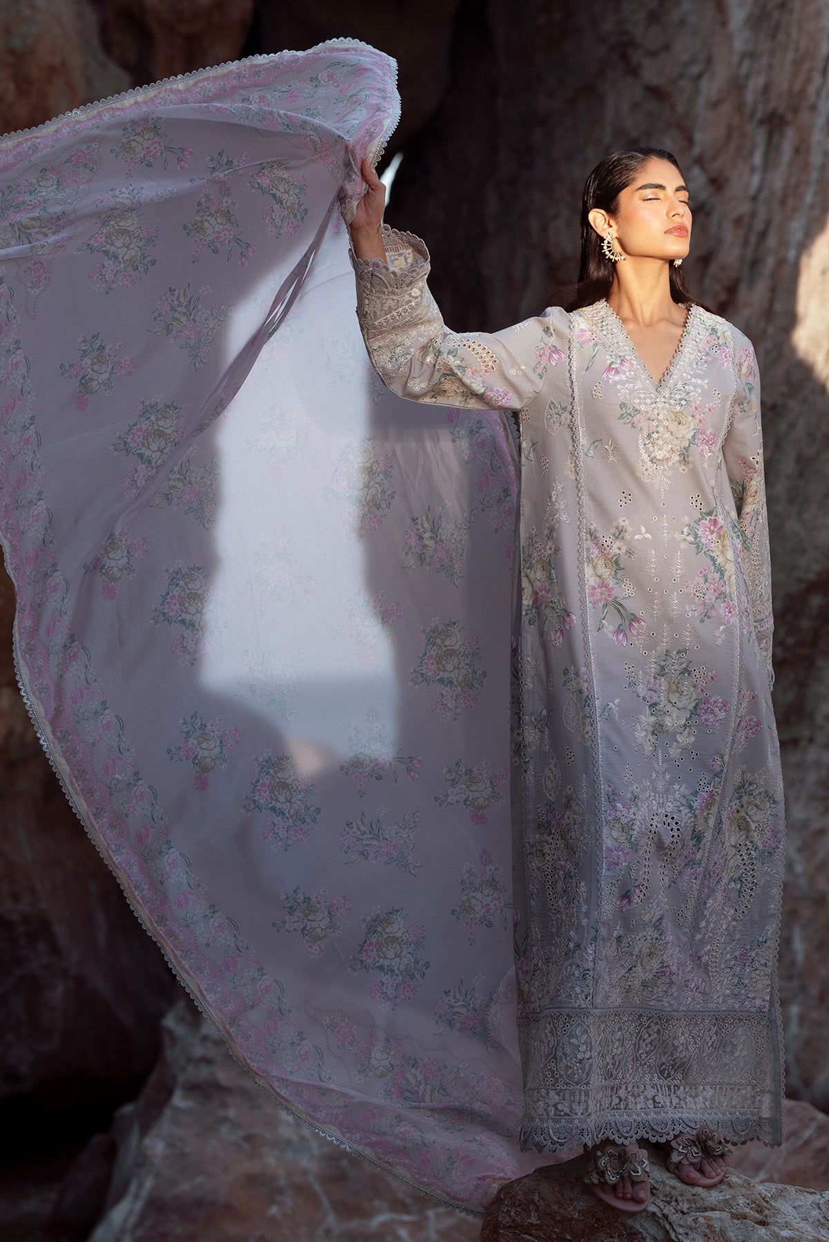 Afrozeh | Summer Together 25 | Keshi - by - Libasekhas UK - Registered Vendor of : Afrozeh - 100% Original Designer Dresss