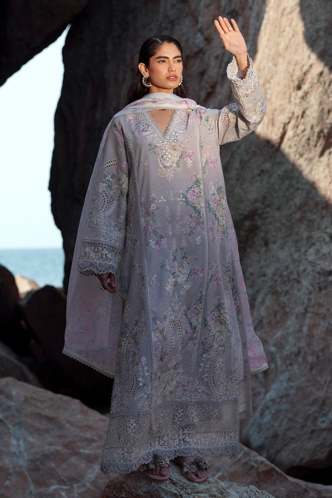 Afrozeh | Summer Together 25 | Keshi - by - Libasekhas UK - Registered Vendor of : Afrozeh - 100% Original Designer Dresss