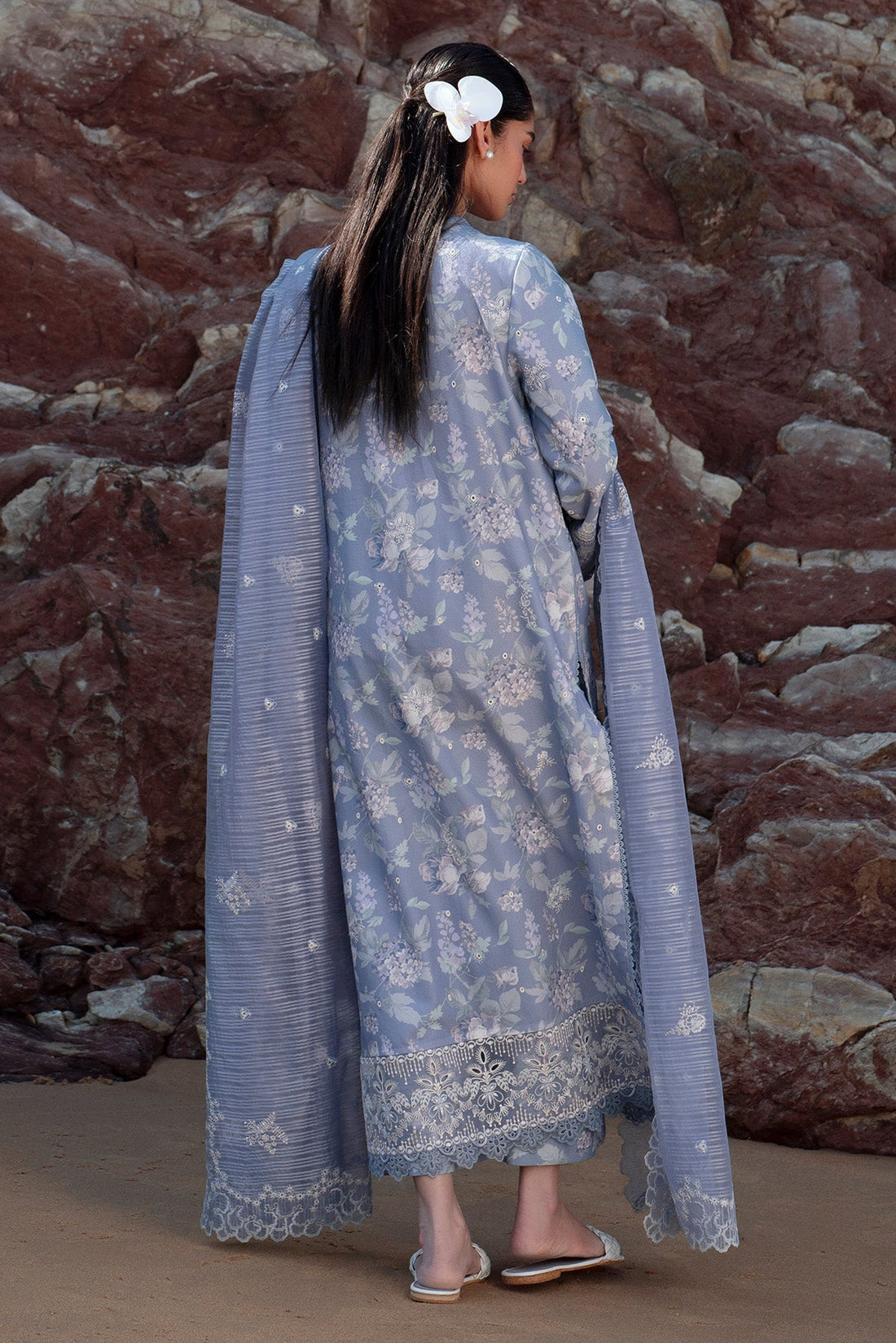 Afrozeh | Summer Together 25 | Moonlight - by - Libasekhas UK - Registered Vendor of : Afrozeh - 100% Original Designer Dresss