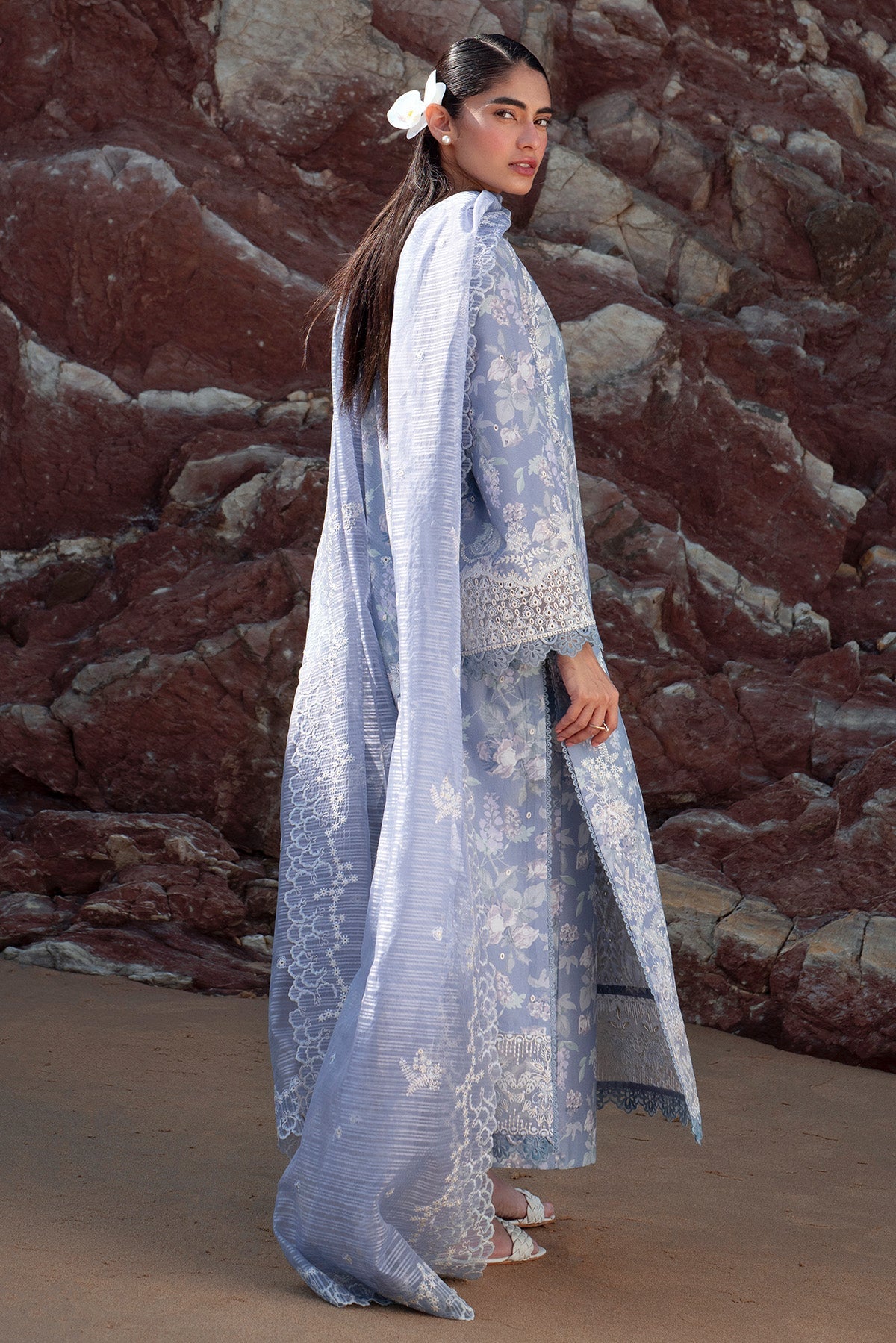 Afrozeh | Summer Together 25 | Moonlight - by - Libasekhas UK - Registered Vendor of : Afrozeh - 100% Original Designer Dresss