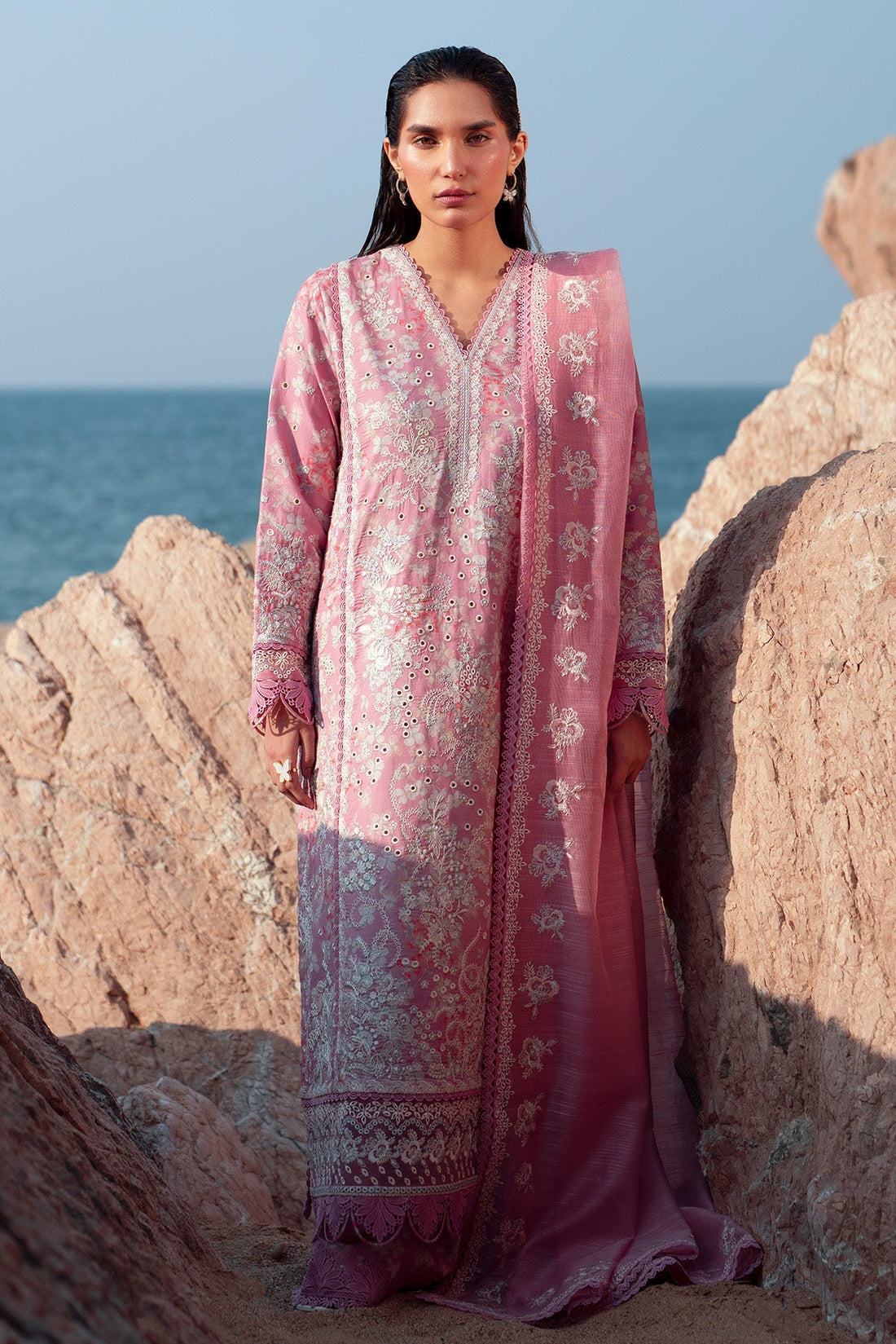 Afrozeh | Summer Together 25 | Pearls - by - Libasekhas UK - Registered Vendor of : Afrozeh - 100% Original Designer Dresss