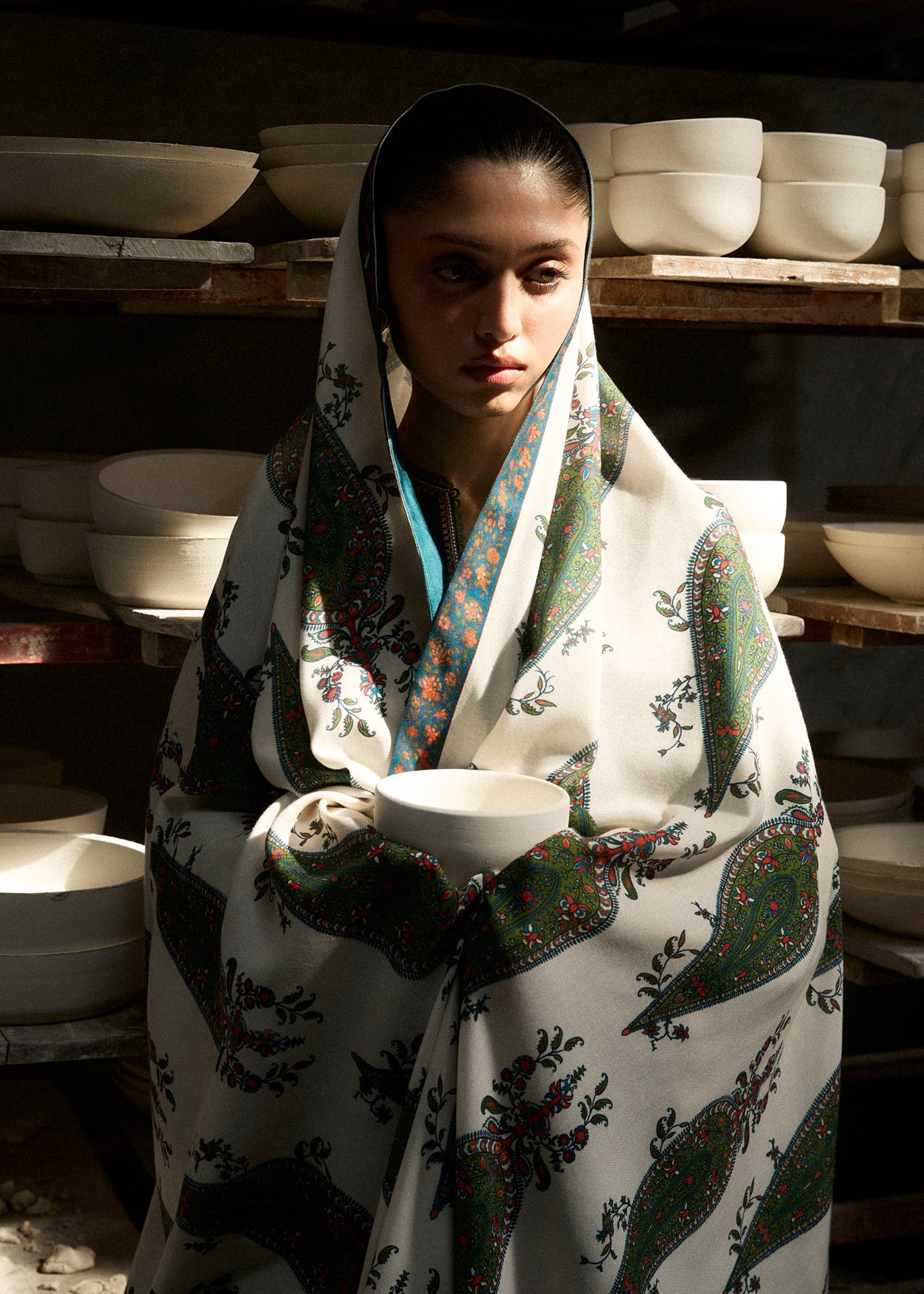 Hussain Rehar | Khaddar Pret 25 | AFSANAH - by Libasekhas UK - Registered Vendor of : Hussain Rehar - 100% Original Designer Dress