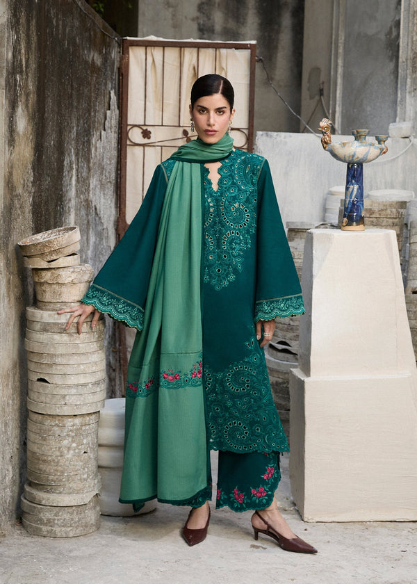 Hussain Rehar | Khaddar Pret 25 |JHEEL - by Libasekhas UK - Registered Vendor of : Hussain Rehar - 100% Original Designer Dress