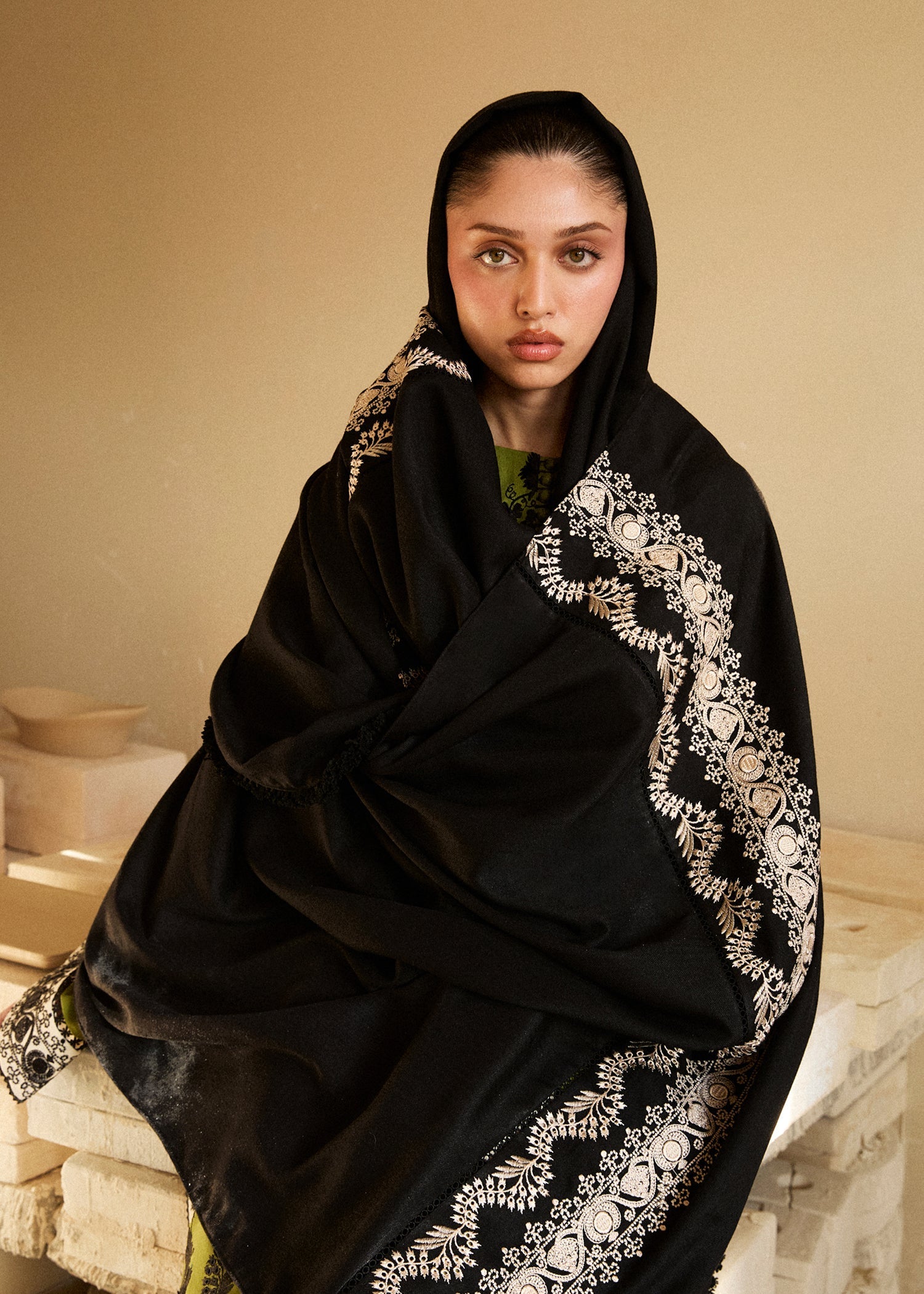 Hussain Rehar | Khaddar Pret 25 |GULMARG - by Libasekhas UK - Registered Vendor of : Hussain Rehar - 100% Original Designer Dress