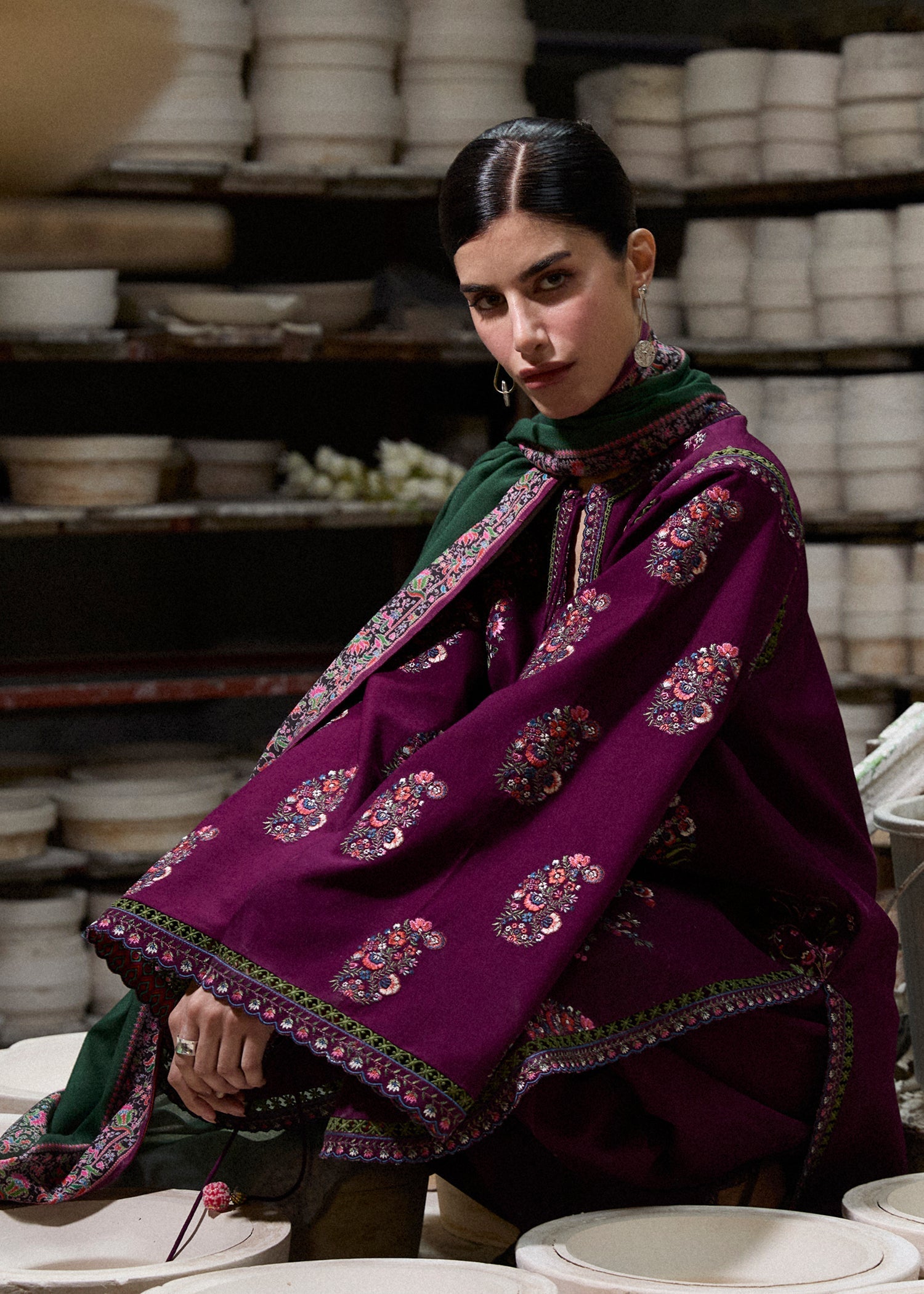 Hussain Rehar | Khaddar Pret 25 |NASHIMAN - by Libasekhas UK - Registered Vendor of : Hussain Rehar - 100% Original Designer Dress