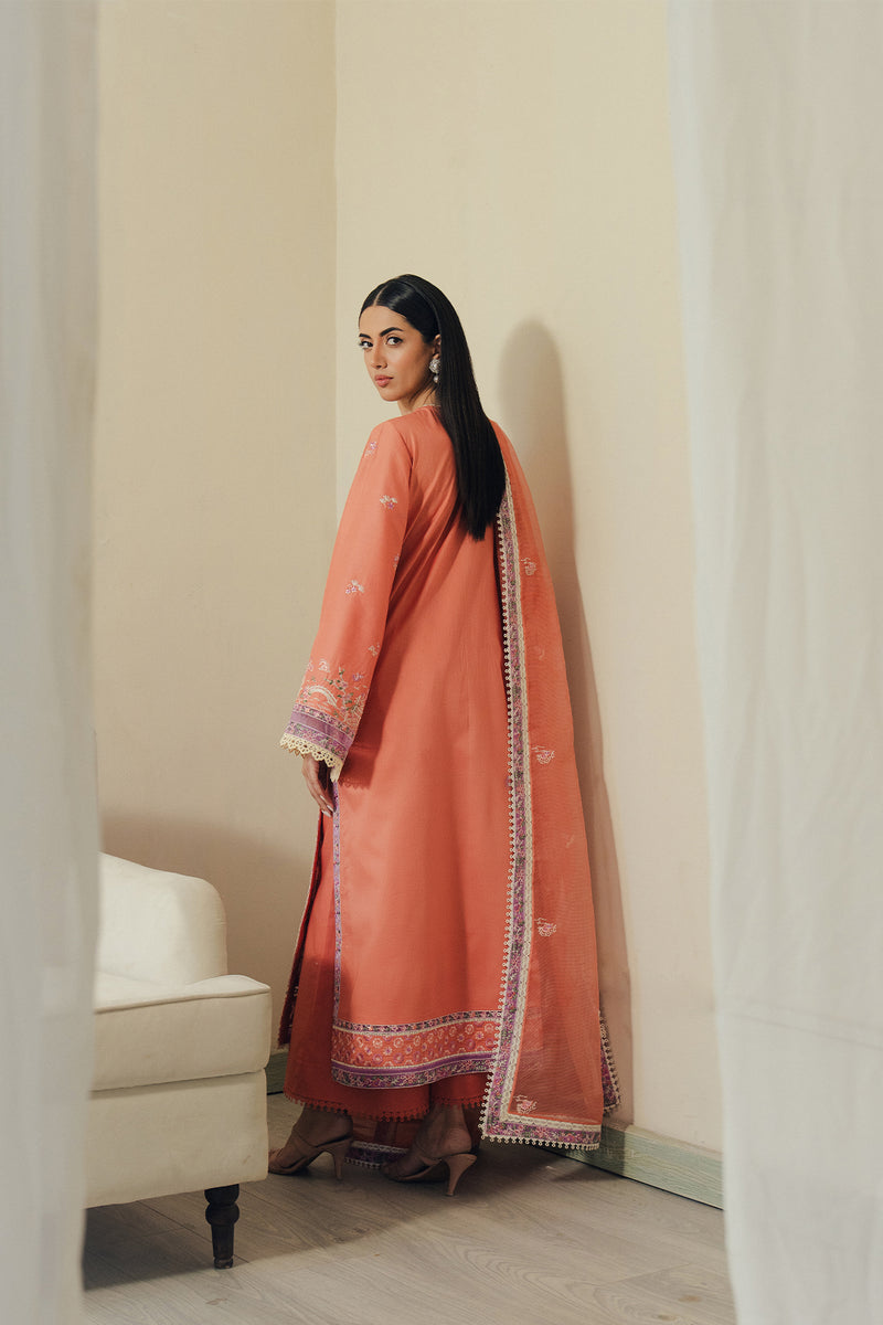 afrozeh orange dress Orange Pakistani Palazzo Suit - Afrozeh La Fuchsia Formals '23