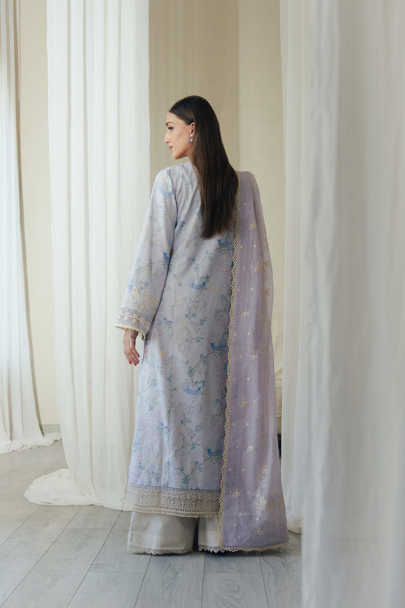 Afrozeh | Day Break 26 | DoveMist - by Libasekhas UK - Registered Vendor of : Afrozeh - 100% Original Designer Dress