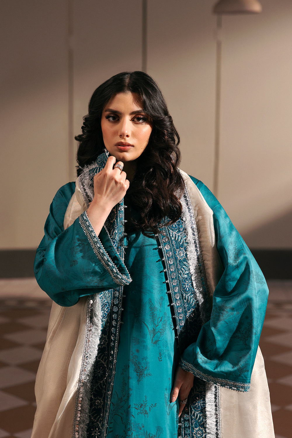 Afrozeh | Silk Muse 26 | Veloural - by Libasekhas UK - Registered Vendor of : Afrozeh - 100% Original Designer Dress