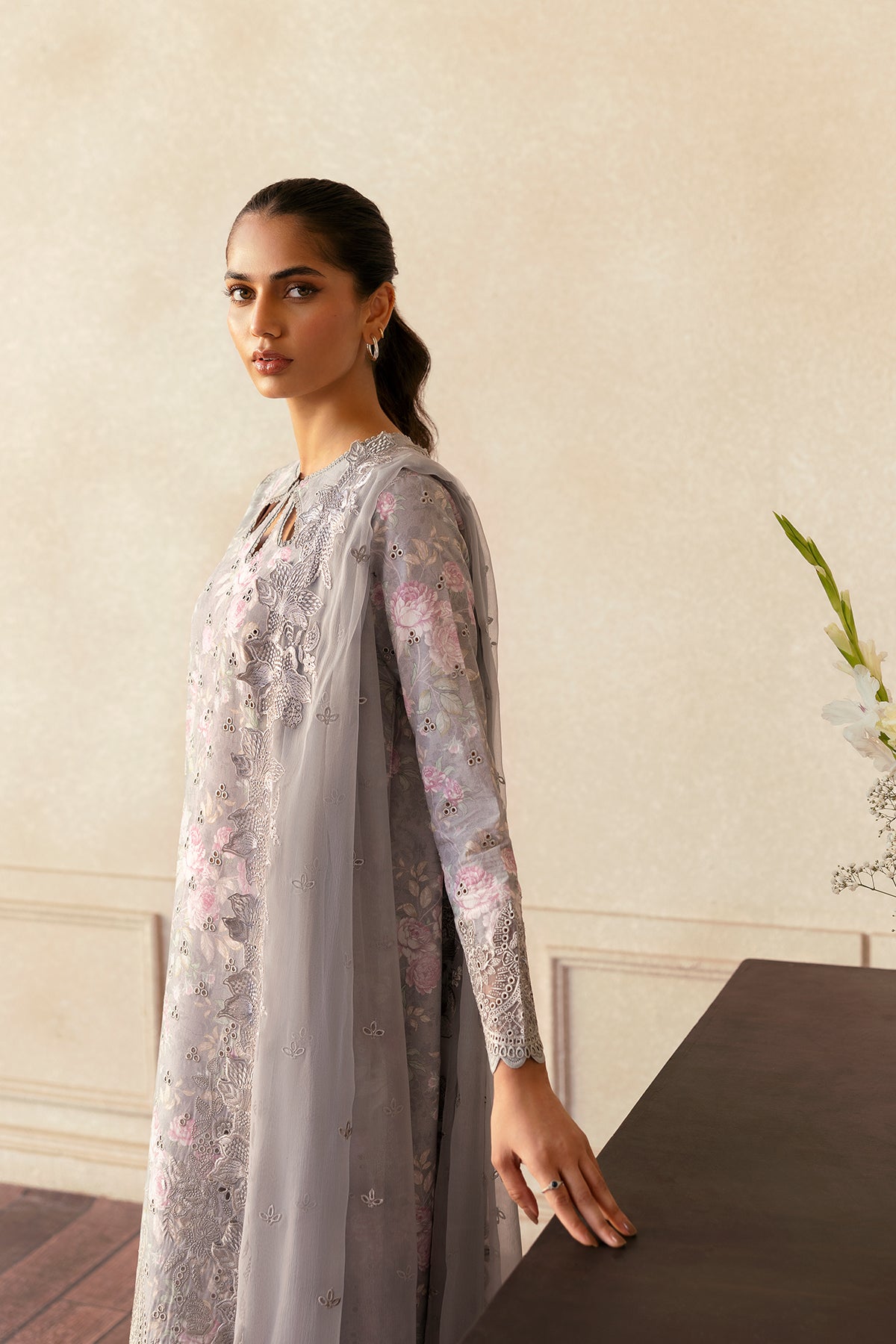 Afrozeh | Day Break | Wind Brushed - by - Libasekhas UK - Registered Vendor of : Afrozeh - 100% Original Designer Dresss