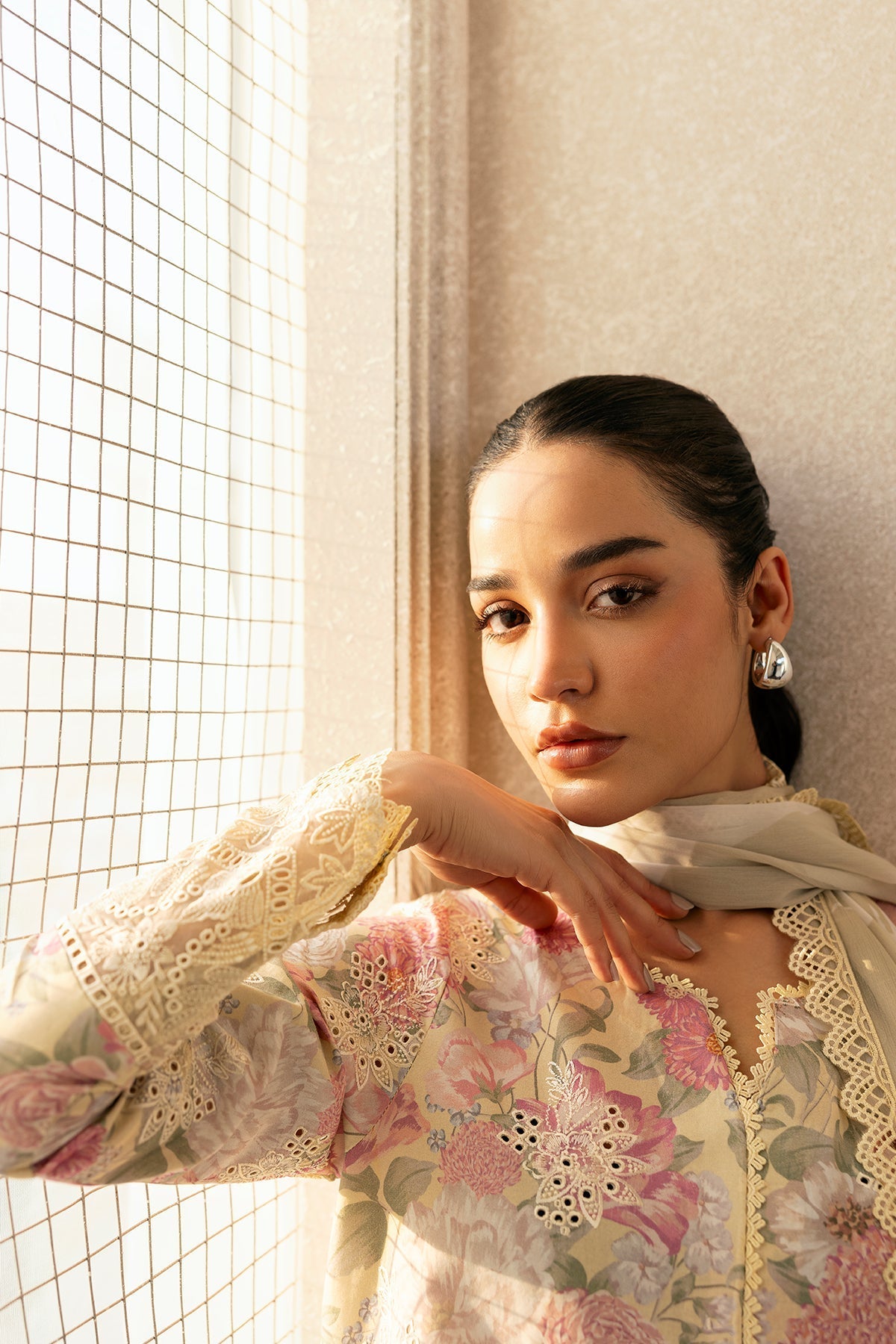 Afrozeh | Day Break | Glow Streaked - by - Libasekhas UK - Registered Vendor of : Afrozeh - 100% Original Designer Dresss
