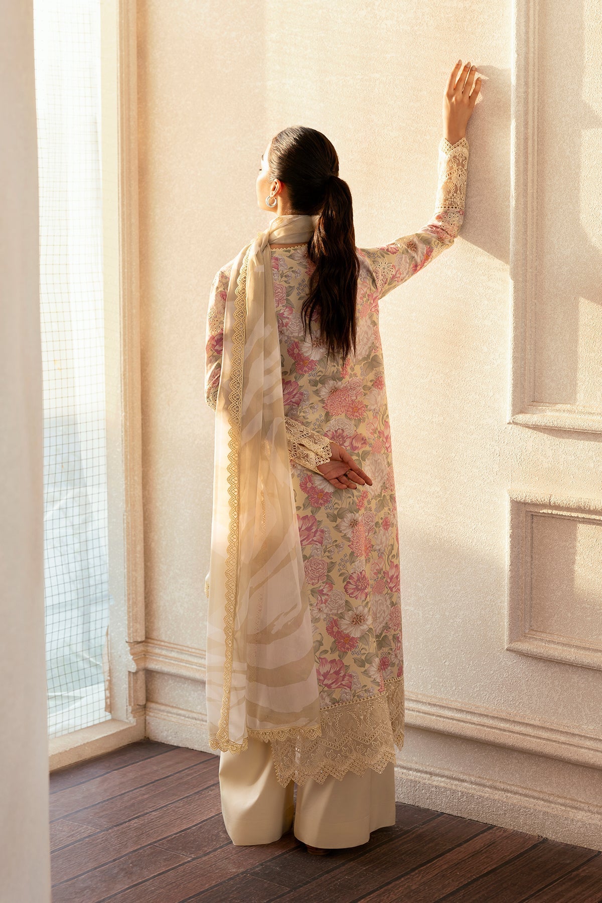 Afrozeh | Day Break | Glow Streaked - by - Libasekhas UK - Registered Vendor of : Afrozeh - 100% Original Designer Dresss