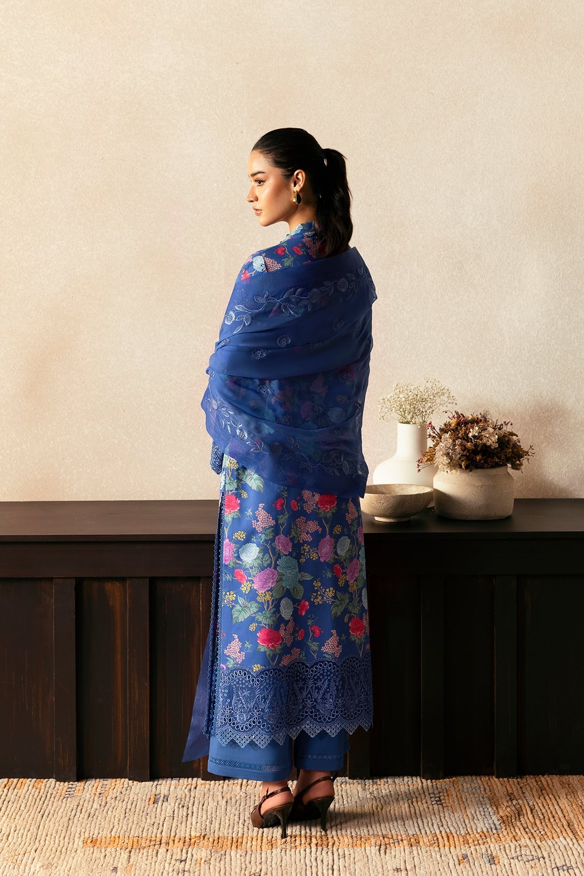 Afrozeh | Day Break | Mist Woven - by - Libasekhas UK - Registered Vendor of : Afrozeh - 100% Original Designer Dresss