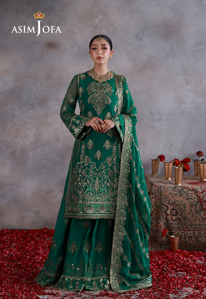 Asim Jofa | Wedding Festive Collection | AJULN-16 - by Libasekhas UK - Registered Vendor of : Asim Jofa - 100% Original Designer Dress