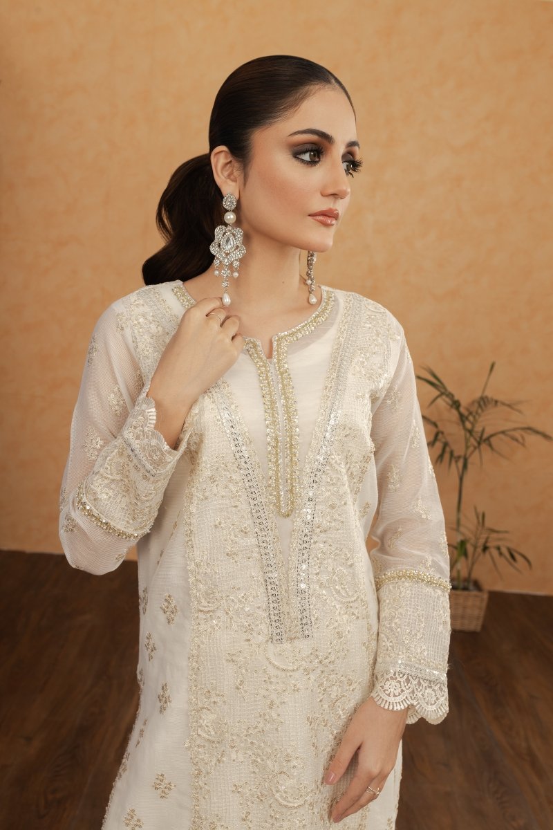 Panache | Pret | White Beauty - by - Libasekhas UK - Registered Vendor of : Panache By Mona - 100% Original Designer Dresss
