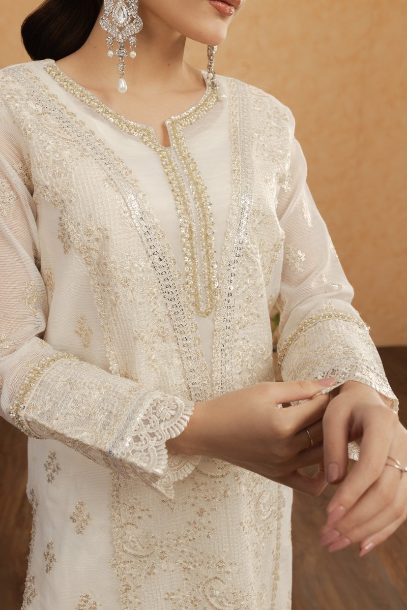 Panache | Pret | White Beauty - by - Libasekhas UK - Registered Vendor of : Panache By Mona - 100% Original Designer Dresss