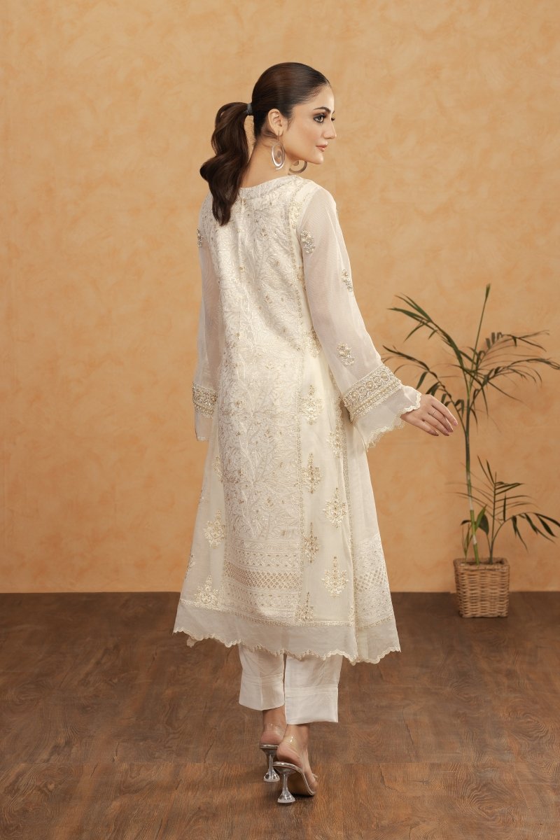 Panache | Pret | White Beauty - by - Libasekhas UK - Registered Vendor of : Panache By Mona - 100% Original Designer Dresss