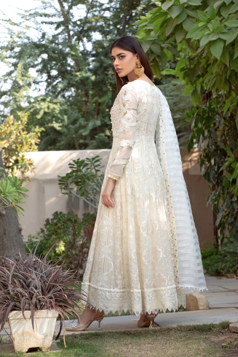 Panache | Pret | White Sparkle - by - Libasekhas UK - Registered Vendor of : Panache By Mona - 100% Original Designer Dresss