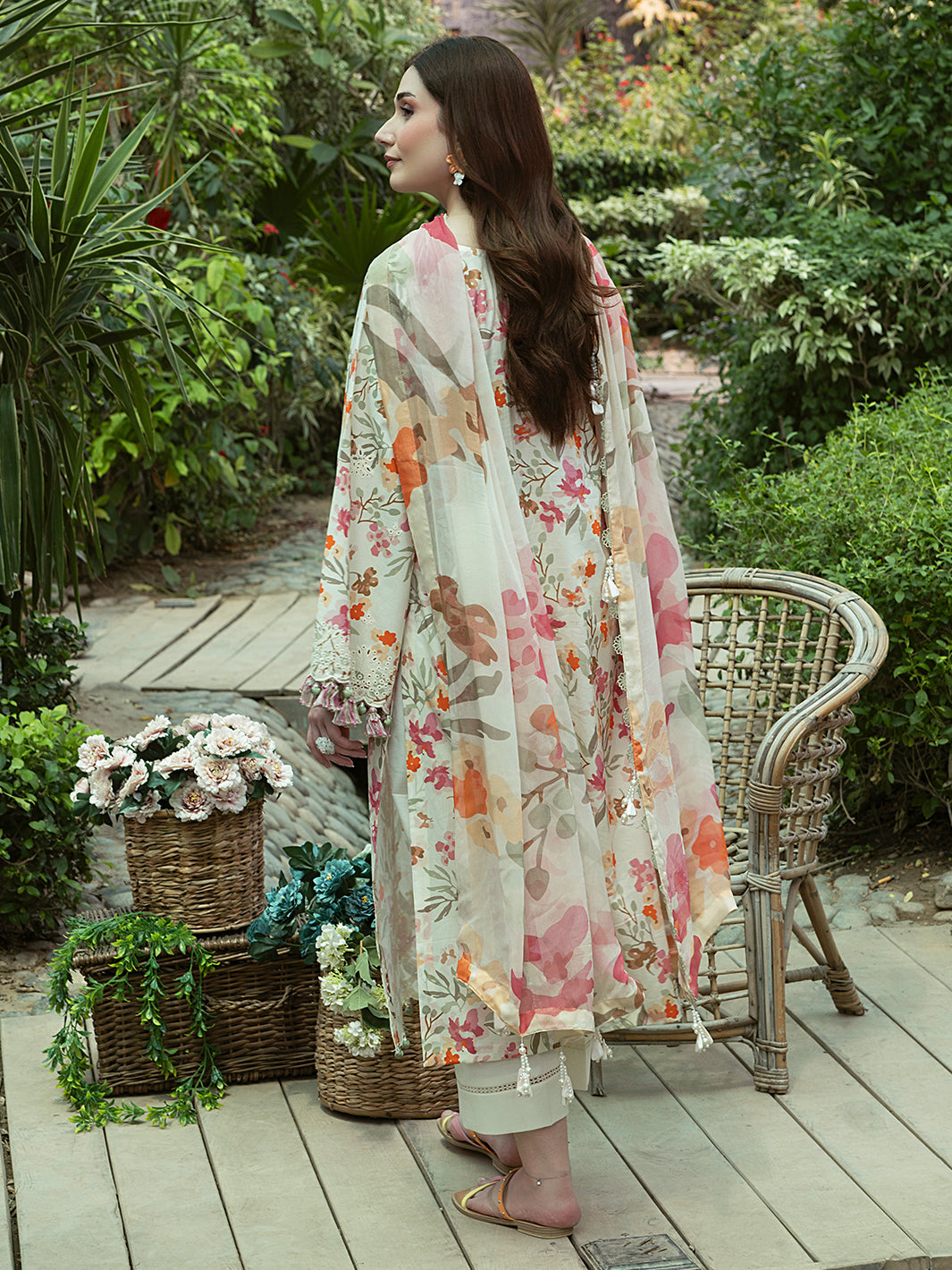 Izel | Oh Spring Lawn 25 | WISTERIA - by - Libasekhas UK - Registered Vendor of : Izel - 100% Original Designer Dresss