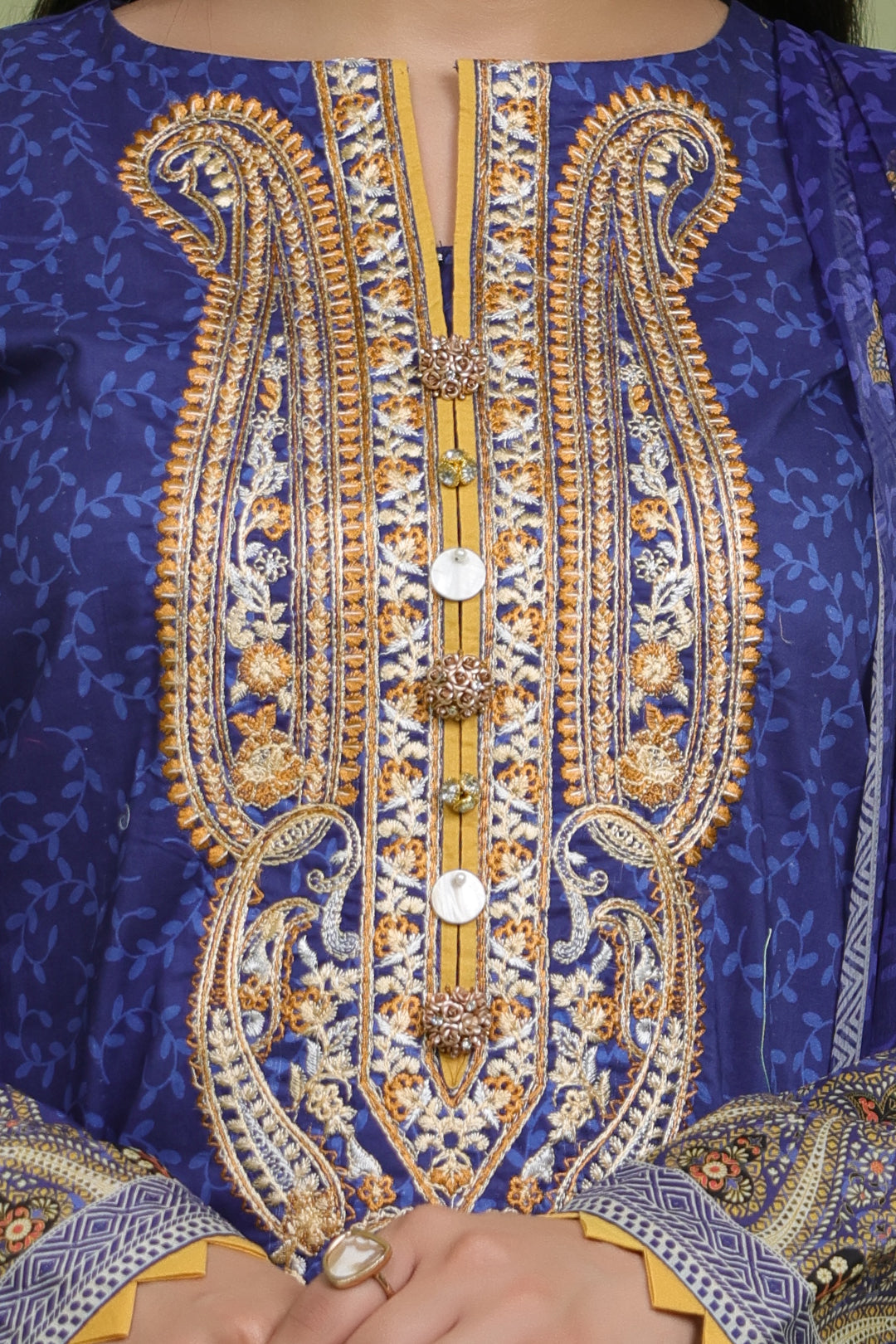 Zellbury | Unstitched 2 Piece Lawn | Embroidered Shirt Dupatta - 1688 - by - Libasekhas UK - Registered Vendor of : Zellbury Women - 100% Original Designer Dresss