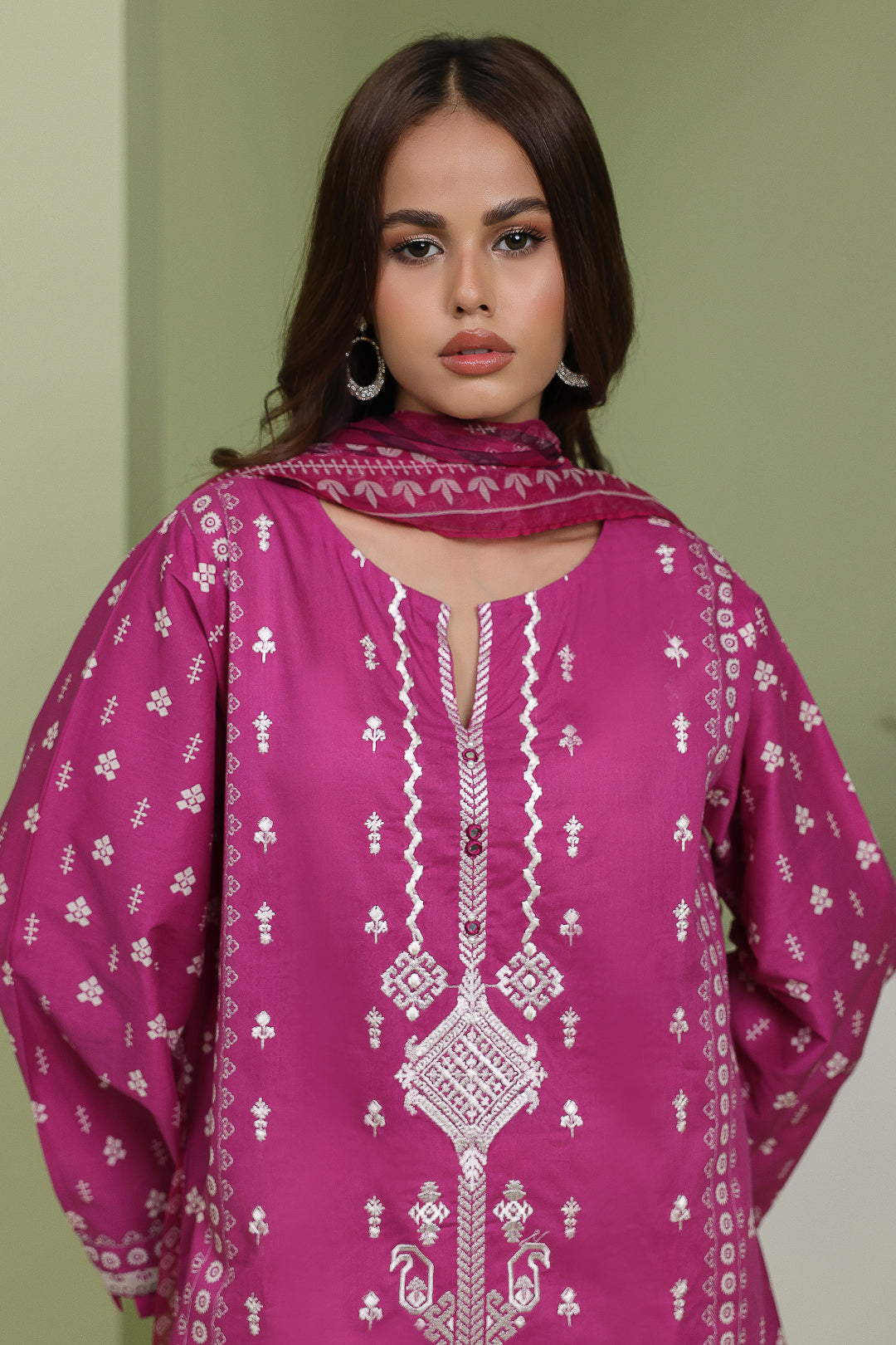 Zellbury | Unstitched 2 Piece Lawn | Embroidered Shirt Dupatta - 1717 - by - Libasekhas UK - Registered Vendor of : Zellbury Women - 100% Original Designer Dresss