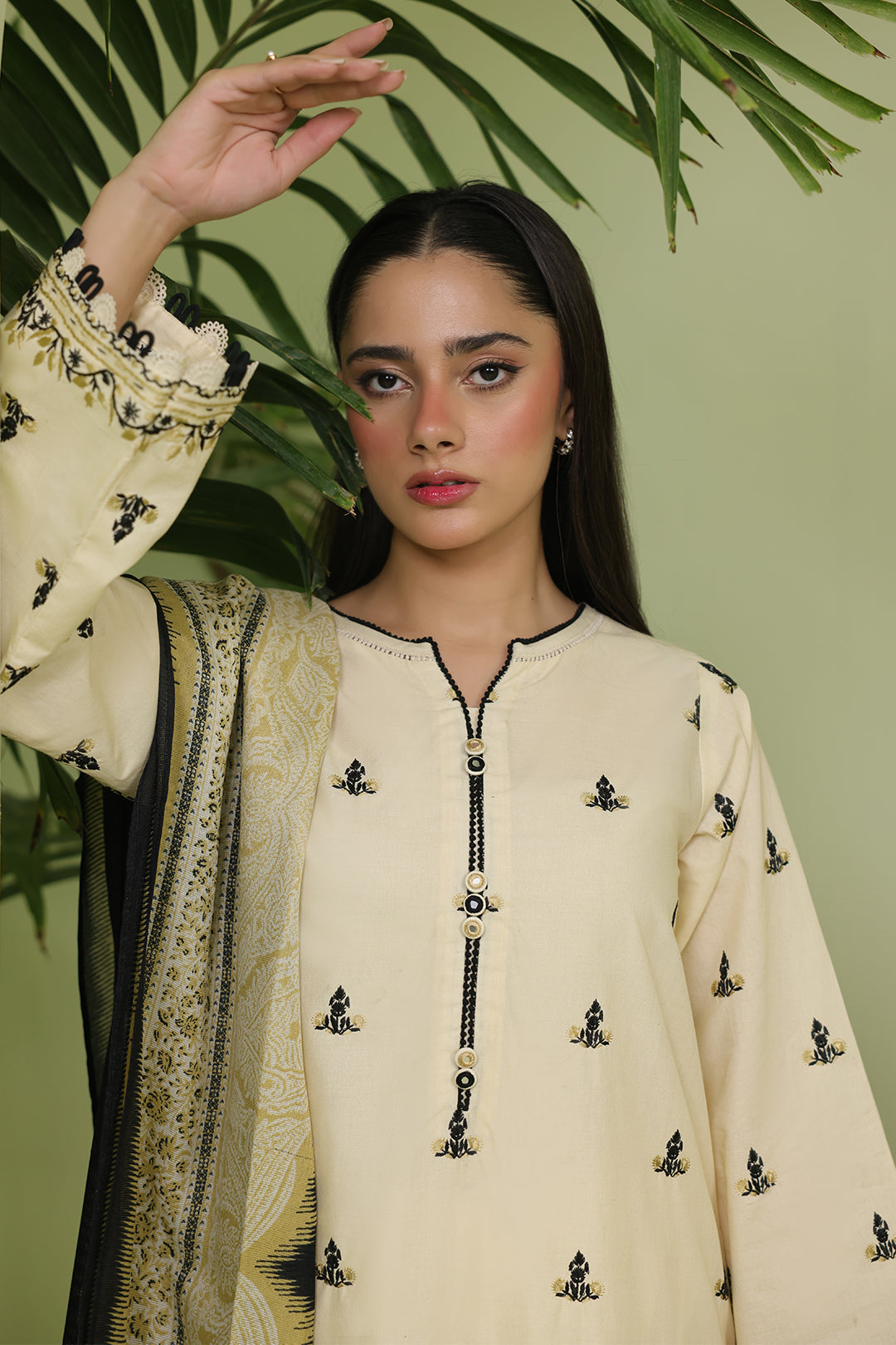 Zellbury | Unstitched 3 Piece Lawn | Embroidered Shirt Shalwar Dupatta - 1369 - by - Libasekhas UK - Registered Vendor of : Zellbury Women - 100% Original Designer Dresss