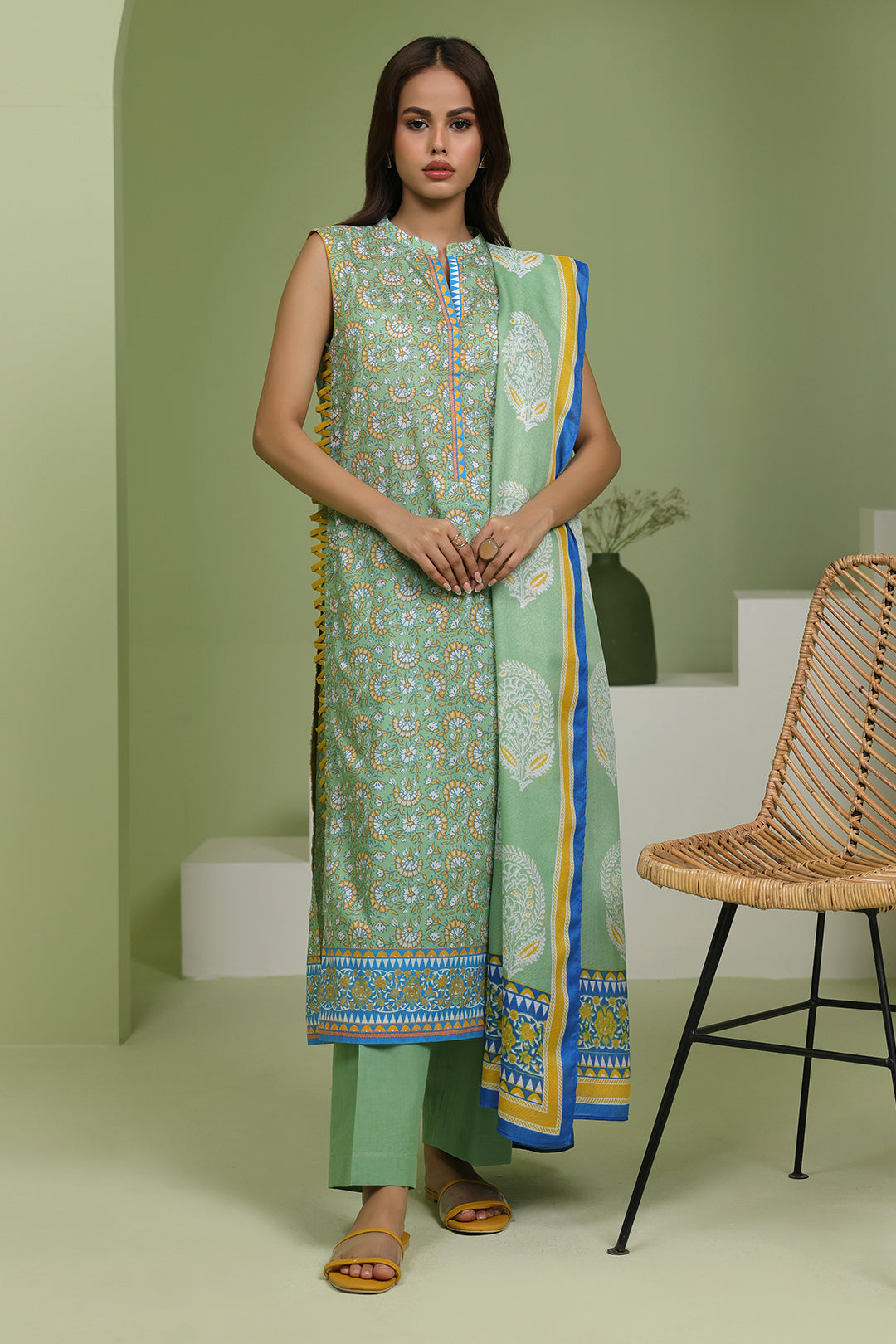 Zellbury | Unstitched 3 Piece Lawn | Shirt Shalwar Dupatta - 1419 - by - Libasekhas UK - Registered Vendor of : Zellbury Women - 100% Original Designer Dresss