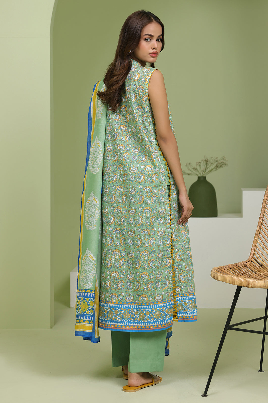 Zellbury | Unstitched 3 Piece Lawn | Shirt Shalwar Dupatta - 1419 - by - Libasekhas UK - Registered Vendor of : Zellbury Women - 100% Original Designer Dresss