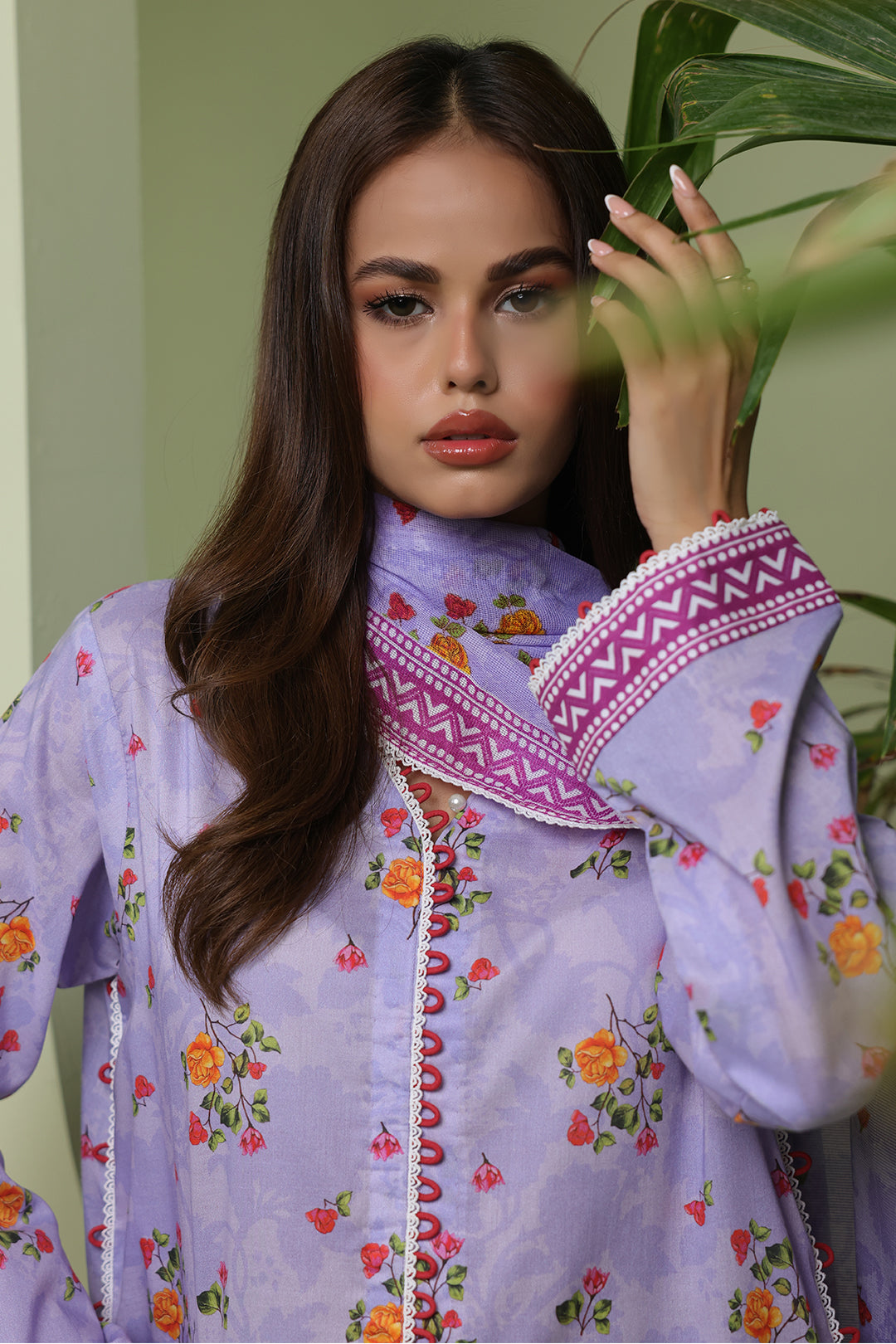 Zellbury | Unstitched 3 Piece Lawn | Shirt Shalwar Dupatta - 1420 - by - Libasekhas UK - Registered Vendor of : Zellbury Women - 100% Original Designer Dresss