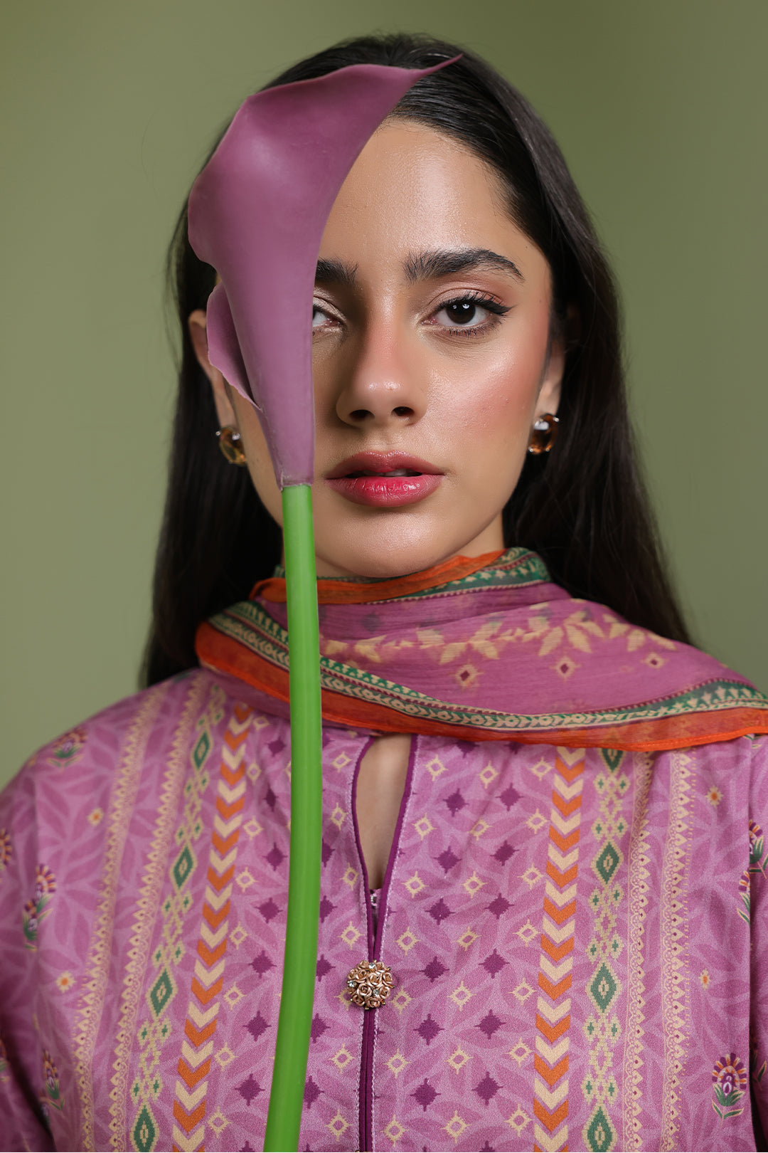 Zellbury | Unstitched 3 Piece Lawn | Shirt Shalwar Dupatta - 1718 - by - Libasekhas UK - Registered Vendor of : Zellbury Women - 100% Original Designer Dresss