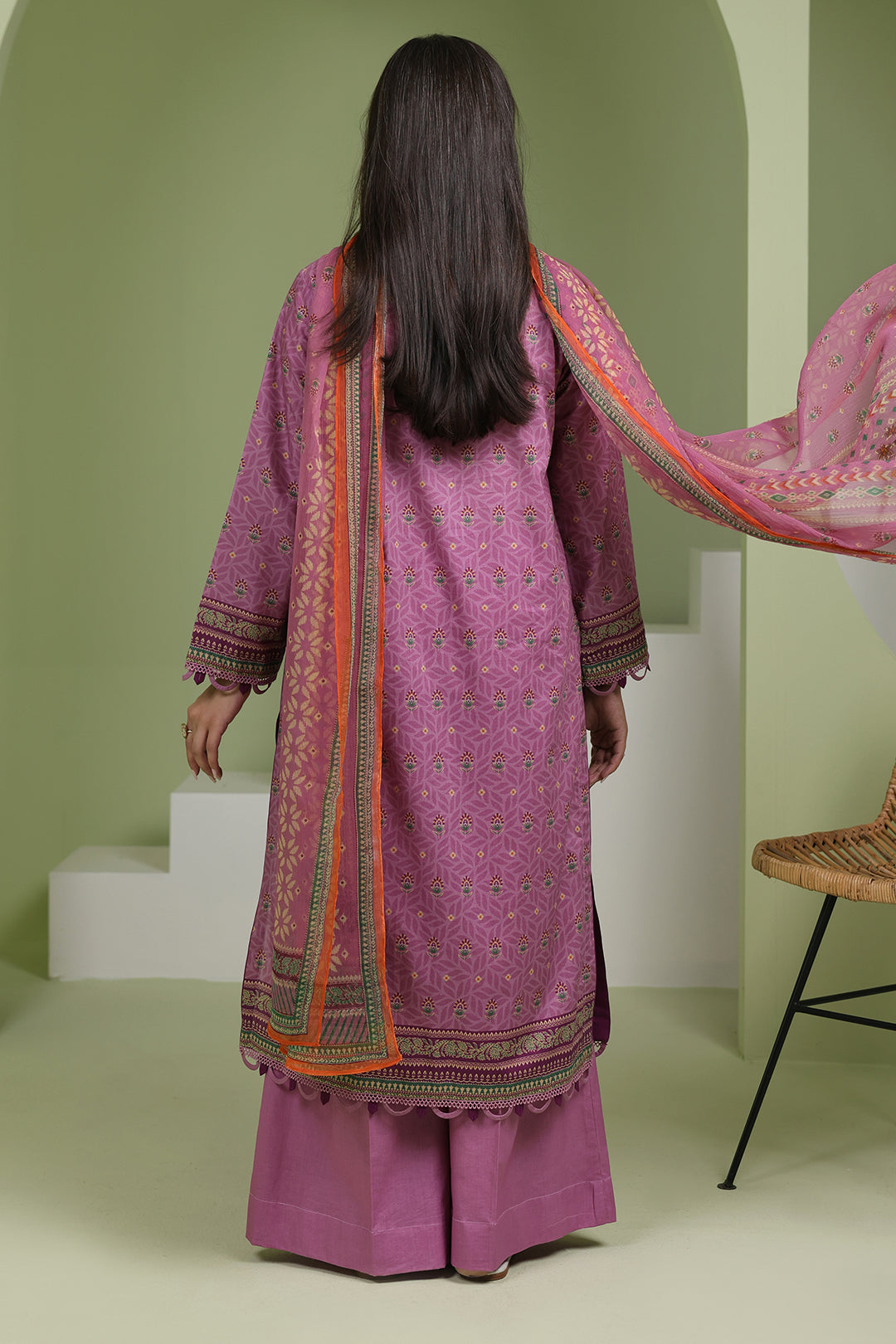 Zellbury | Unstitched 3 Piece Lawn | Shirt Shalwar Dupatta - 1718 - by - Libasekhas UK - Registered Vendor of : Zellbury Women - 100% Original Designer Dresss