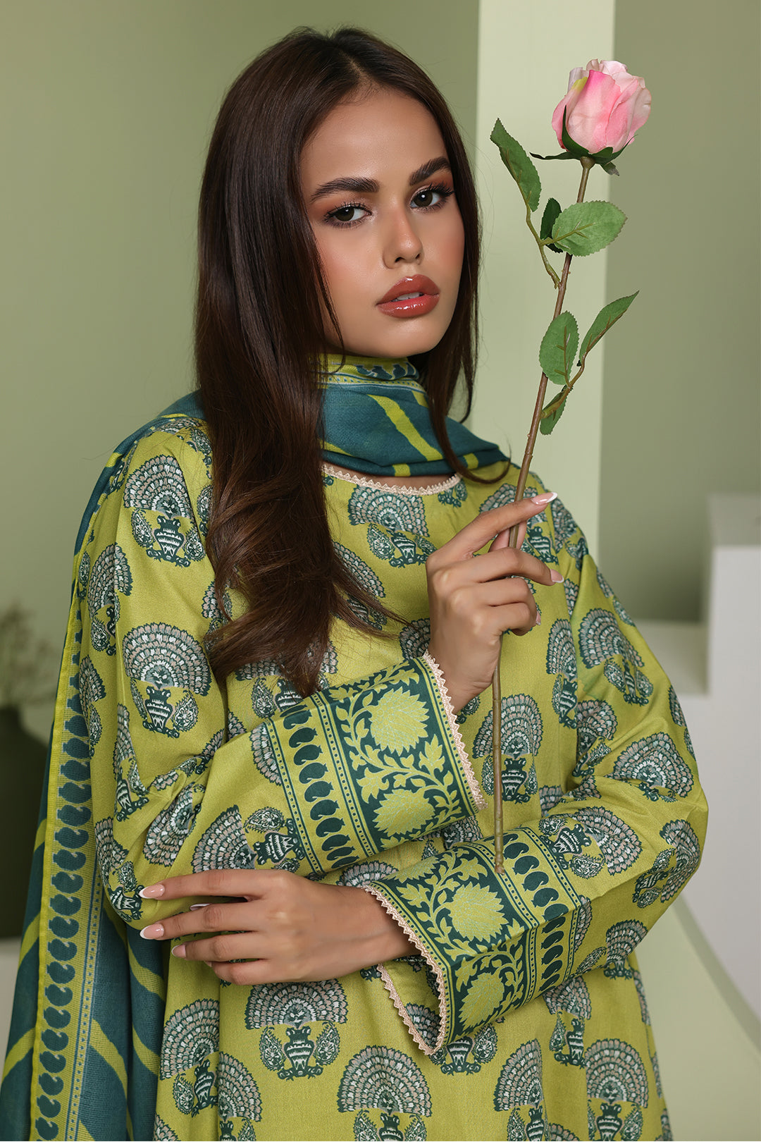 Zellbury | Unstitched 3 Piece Lawn | Shirt Shalwar Dupatta - 1720 - by - Libasekhas UK - Registered Vendor of : Zellbury Women - 100% Original Designer Dresss