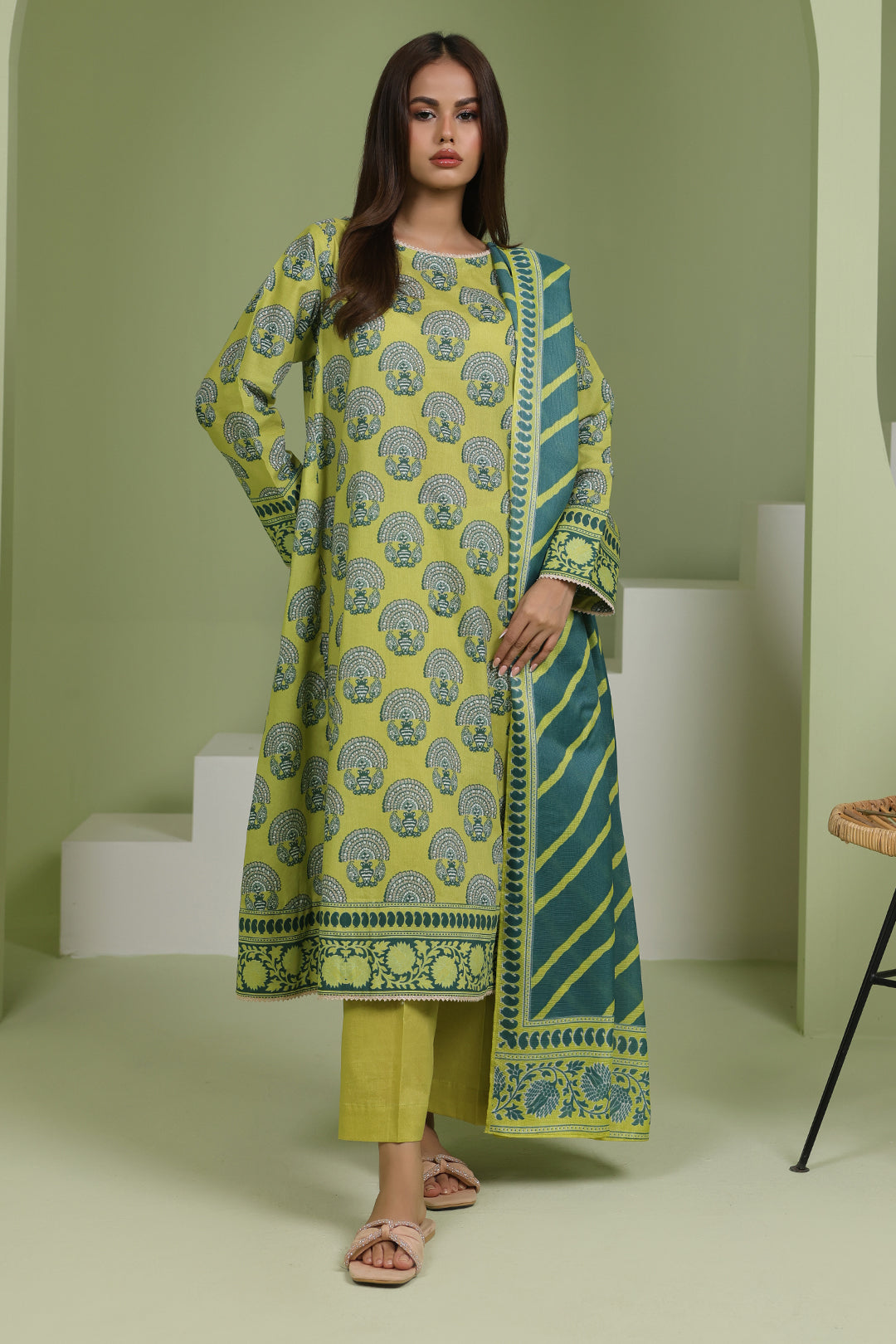Zellbury | Unstitched 3 Piece Lawn | Shirt Shalwar Dupatta - 1720 - by - Libasekhas UK - Registered Vendor of : Zellbury Women - 100% Original Designer Dresss