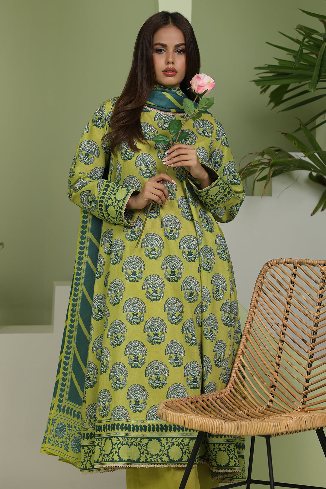 Zellbury | Unstitched 3 Piece Lawn | Shirt Shalwar Dupatta - 1720 - by - Libasekhas UK - Registered Vendor of : Zellbury Women - 100% Original Designer Dresss