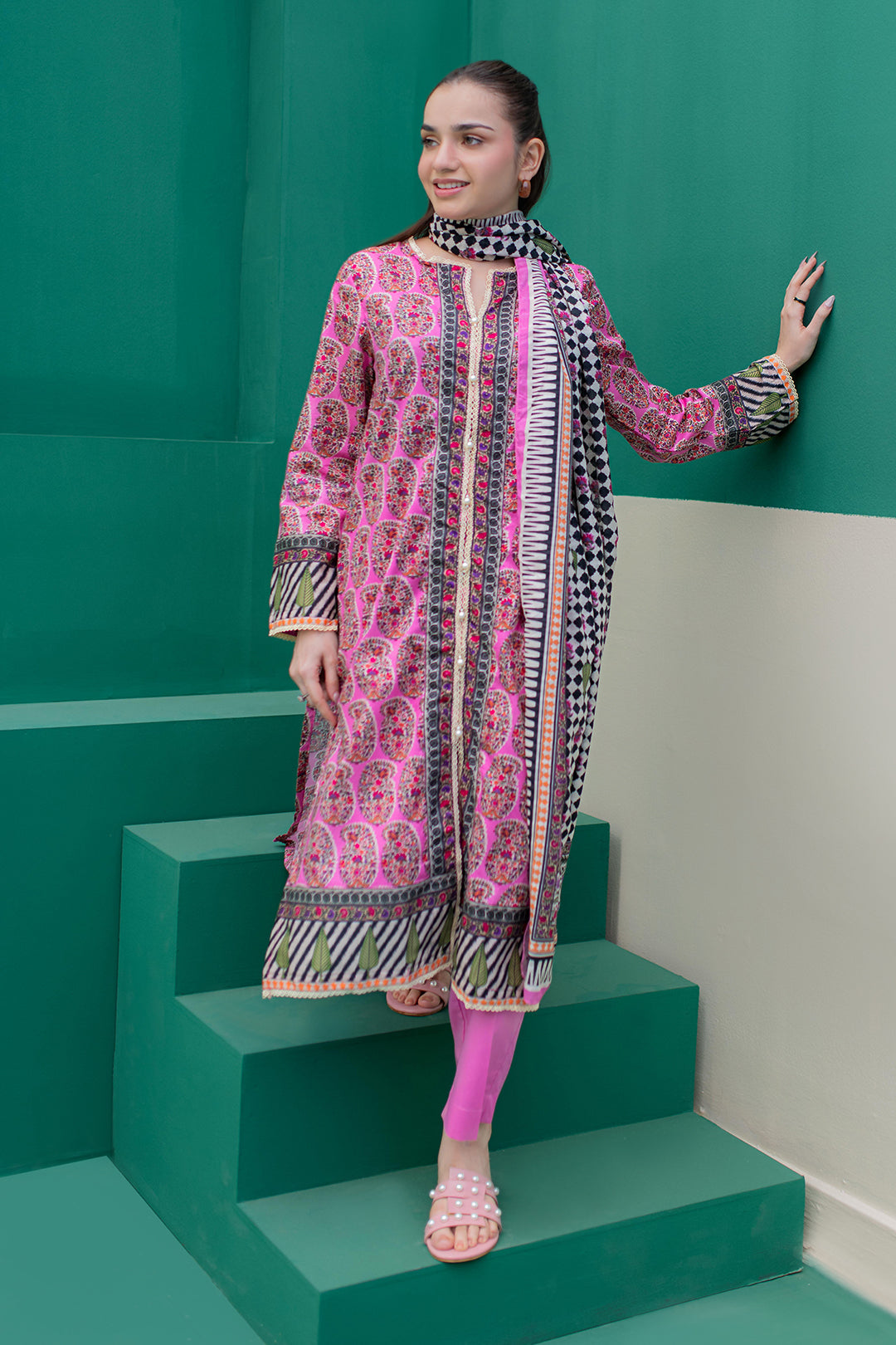 Zellbury | Summer Pret | Kurta Dupatta Trouser - 2830 - by - Libasekhas UK - Registered Vendor of : Zellbury Women - 100% Original Designer Dresss