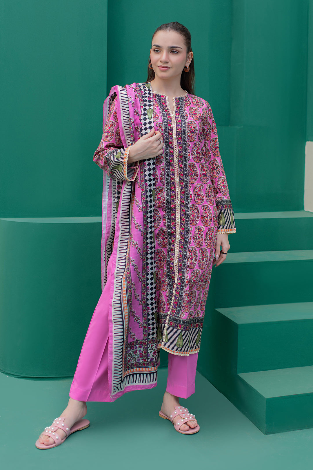 Zellbury | Summer Pret | Kurta Dupatta Trouser - 2830 - by - Libasekhas UK - Registered Vendor of : Zellbury Women - 100% Original Designer Dresss