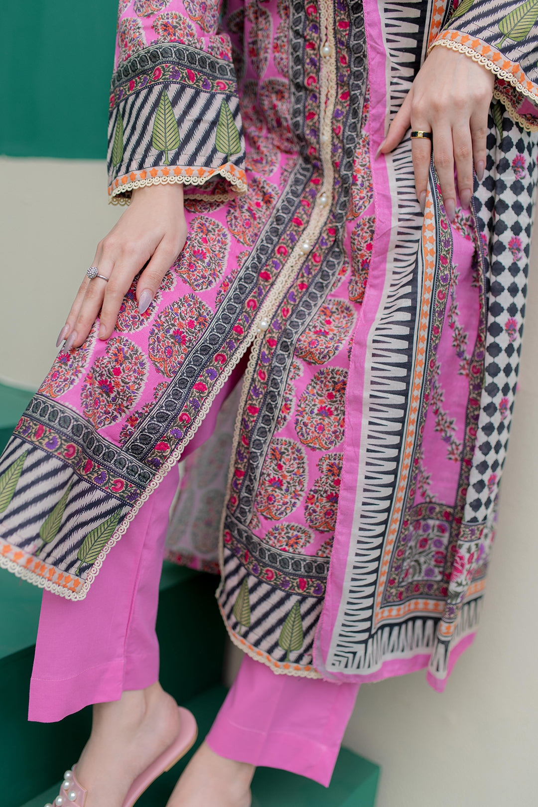 Zellbury | Summer Pret | Kurta Dupatta Trouser - 2830 - by - Libasekhas UK - Registered Vendor of : Zellbury Women - 100% Original Designer Dresss