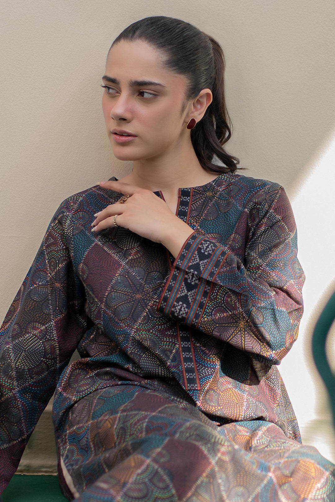 Zellbury | Winter Pret | Kurta - 3042 - by - Libasekhas UK - Registered Vendor of : Zellbury Women - 100% Original Designer Dresss