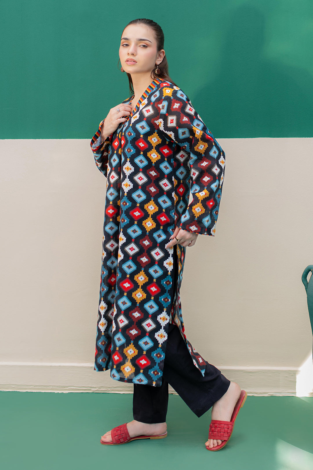 Zellbury | Winter Pret | Kurta - 3091 - by - Libasekhas UK - Registered Vendor of : Zellbury Women - 100% Original Designer Dresss