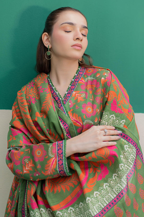 Zellbury | Winter Pret | Kurta Dupatta Trouser - 3088 - by - Libasekhas UK - Registered Vendor of : Zellbury Women - 100% Original Designer Dresss
