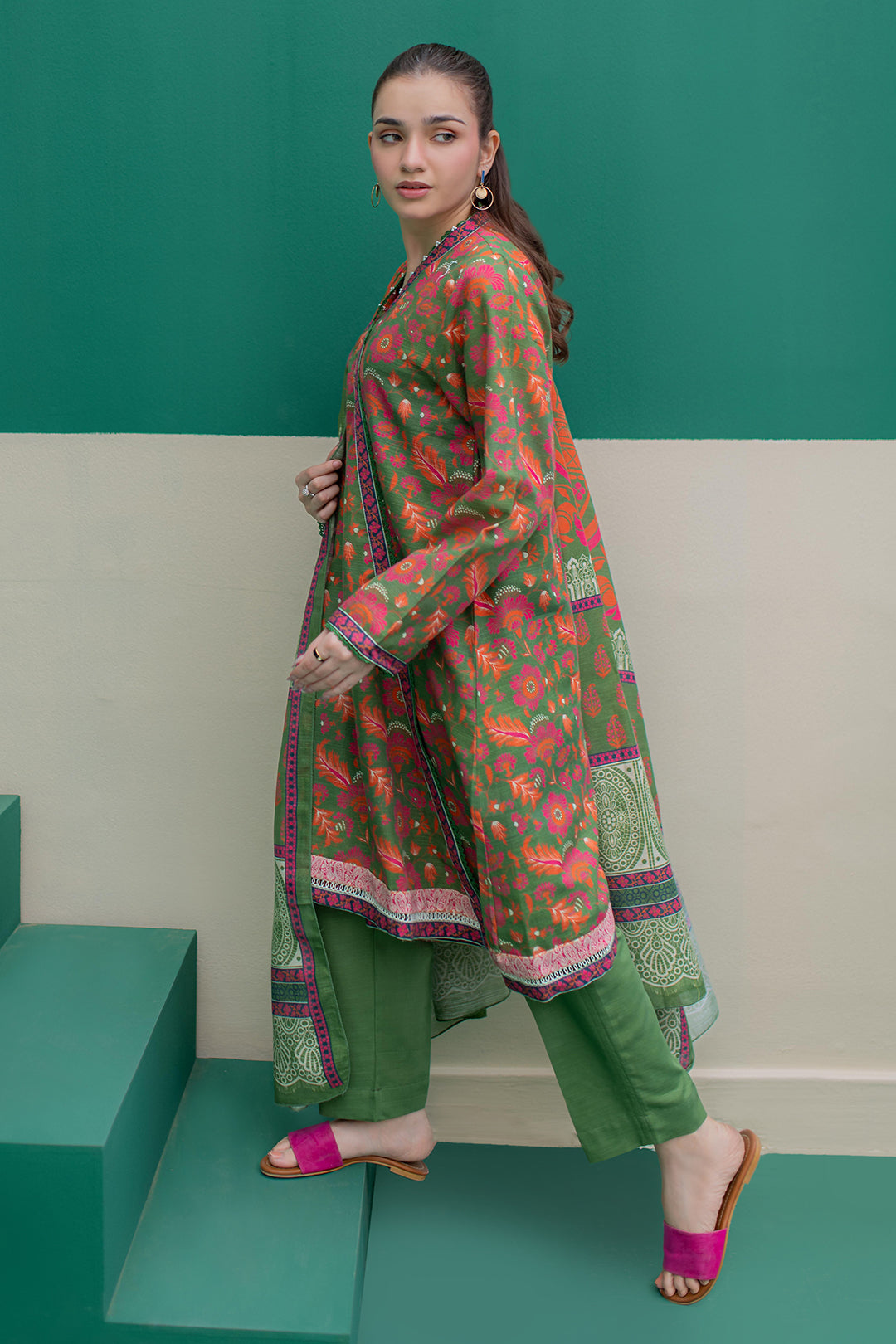 Zellbury | Winter Pret | Kurta Dupatta Trouser - 3088 - by - Libasekhas UK - Registered Vendor of : Zellbury Women - 100% Original Designer Dresss