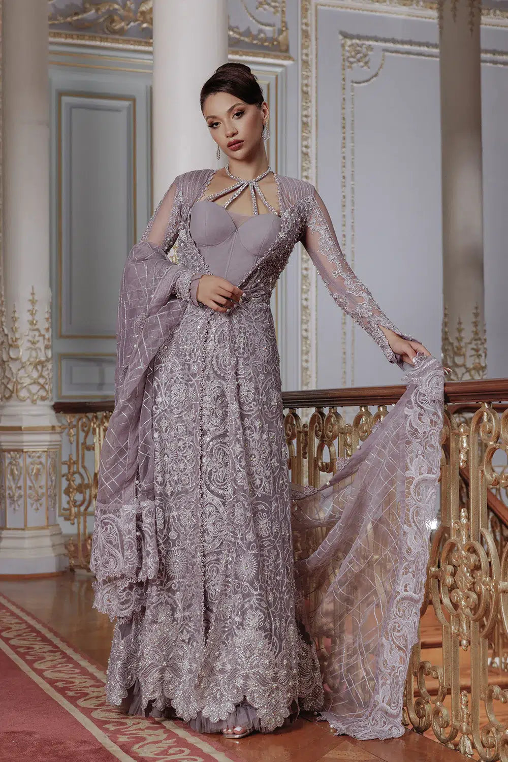 Saira Rizwan | Lumiere Festive 23 | MIA SR-02 - by - Libasekhas UK - Registered Vendor of : Saira Rizwan - 100% Original Designer Dresss