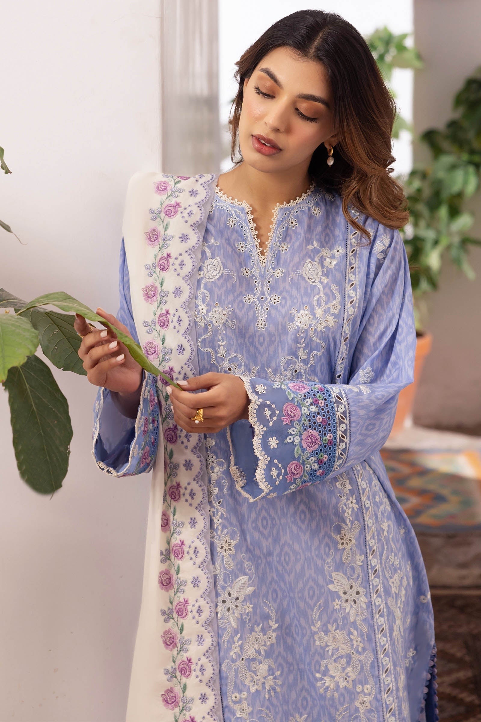 Zaha | Lawn 24 | NARINA (ZL24-15 B) - by - Libasekhas UK - Registered Vendor of : Zaha - 100% Original Designer Dresss