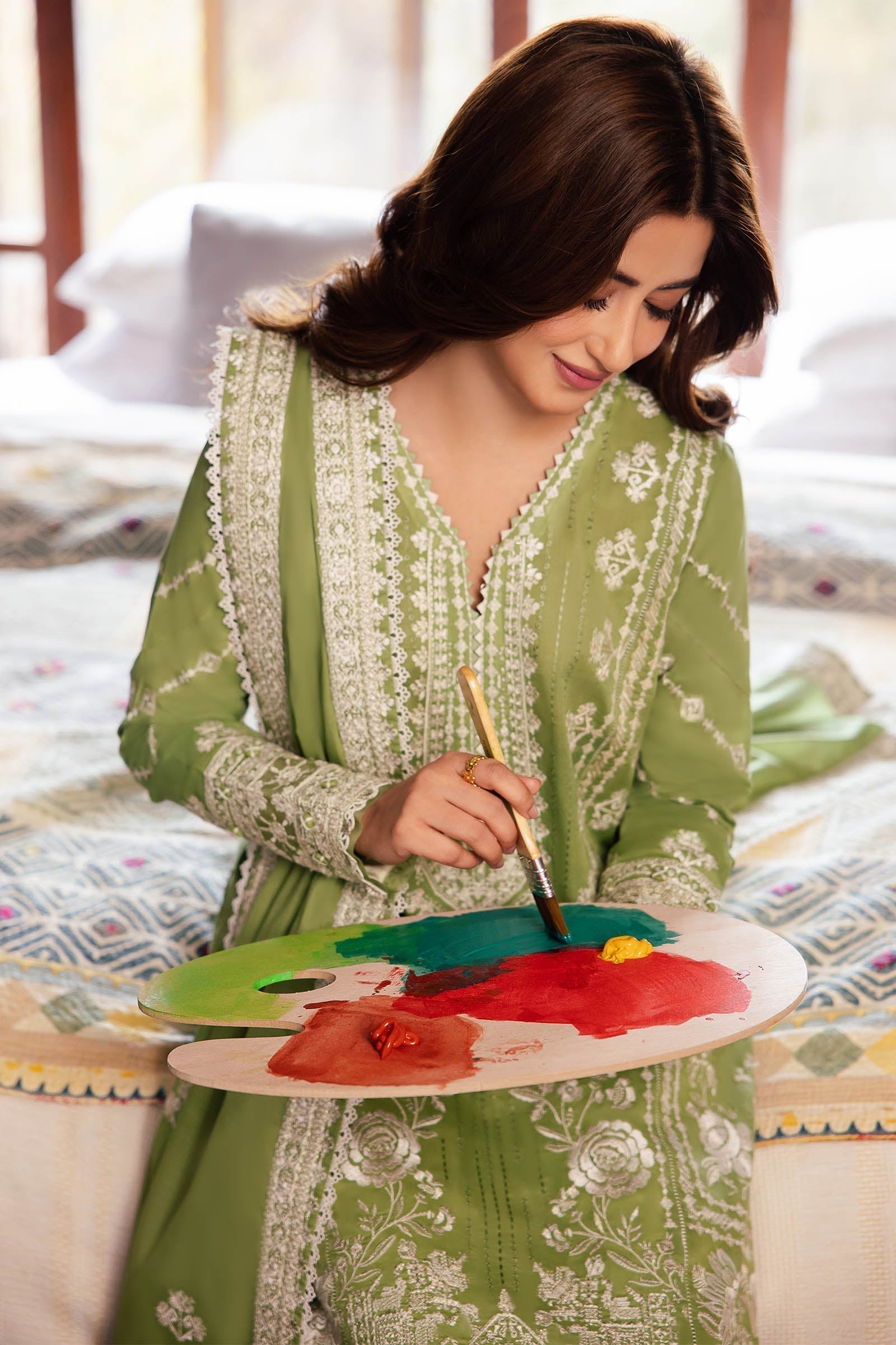 Zaha | Lawn 24 | ZEL (ZL24-08 A) - by - Libasekhas UK - Registered Vendor of : Zaha - 100% Original Designer Dresss