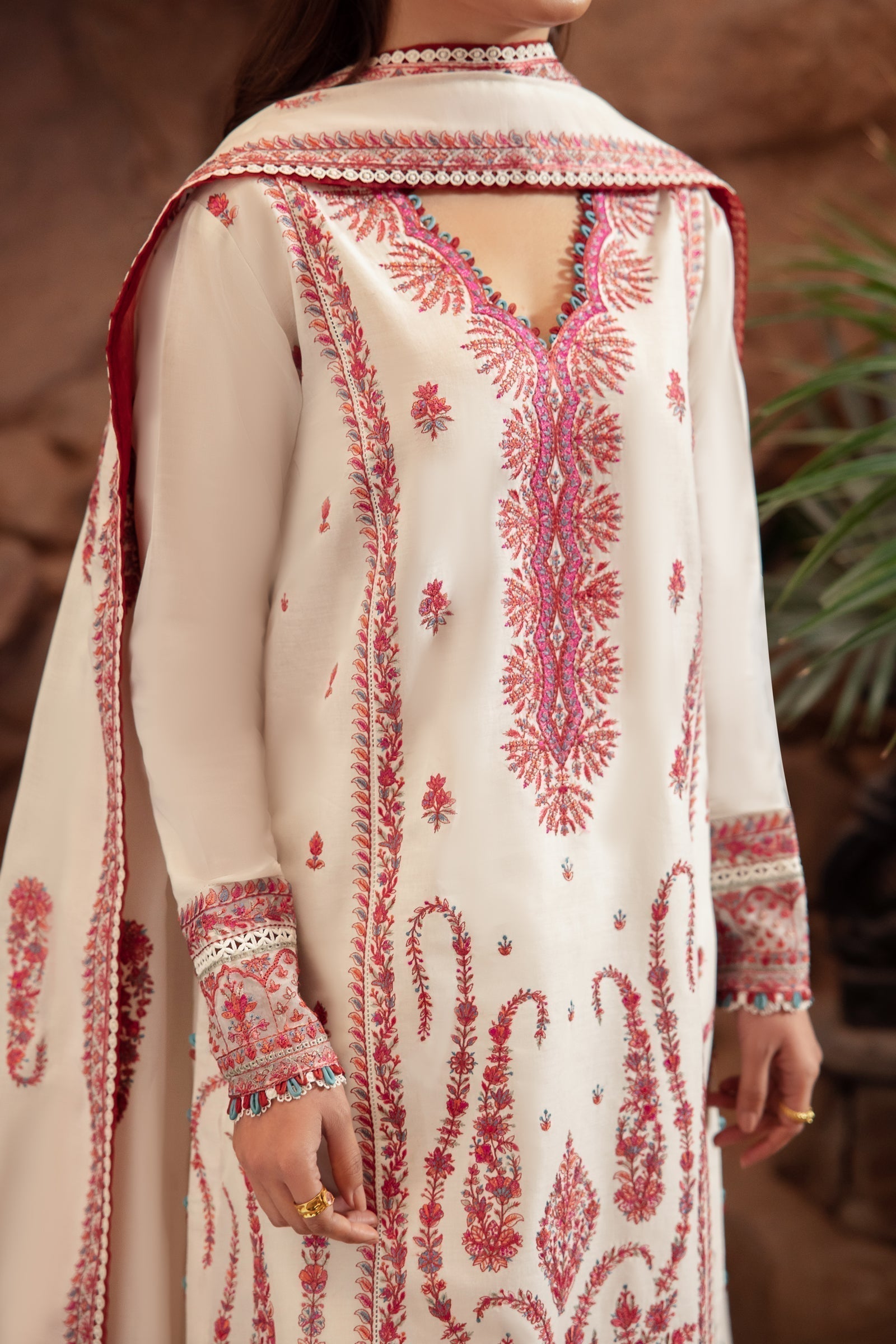 Zaha | Lawn 24 | ELANIA (ZL24-09 A) - by - Libasekhas UK - Registered Vendor of : Zaha - 100% Original Designer Dresss