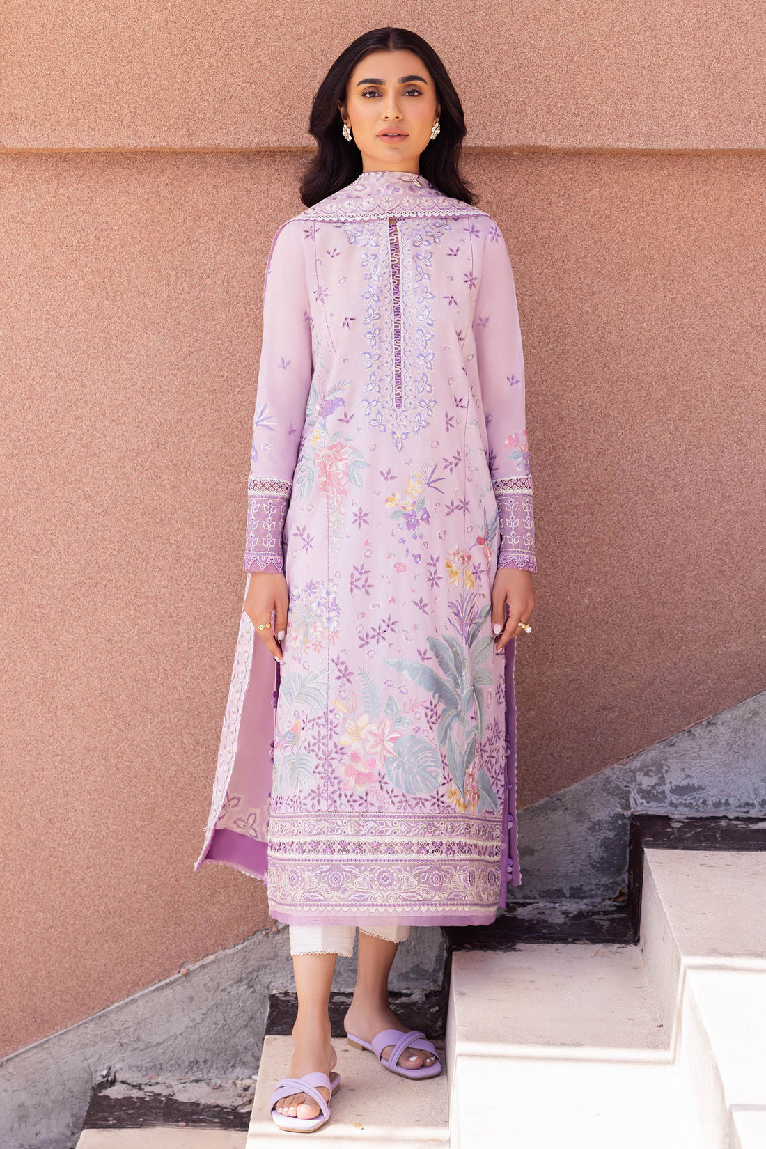 Zaha | Lawn 24 | ELA (ZL24-01 A) - by - Libasekhas UK - Registered Vendor of : Zaha - 100% Original Designer Dresss