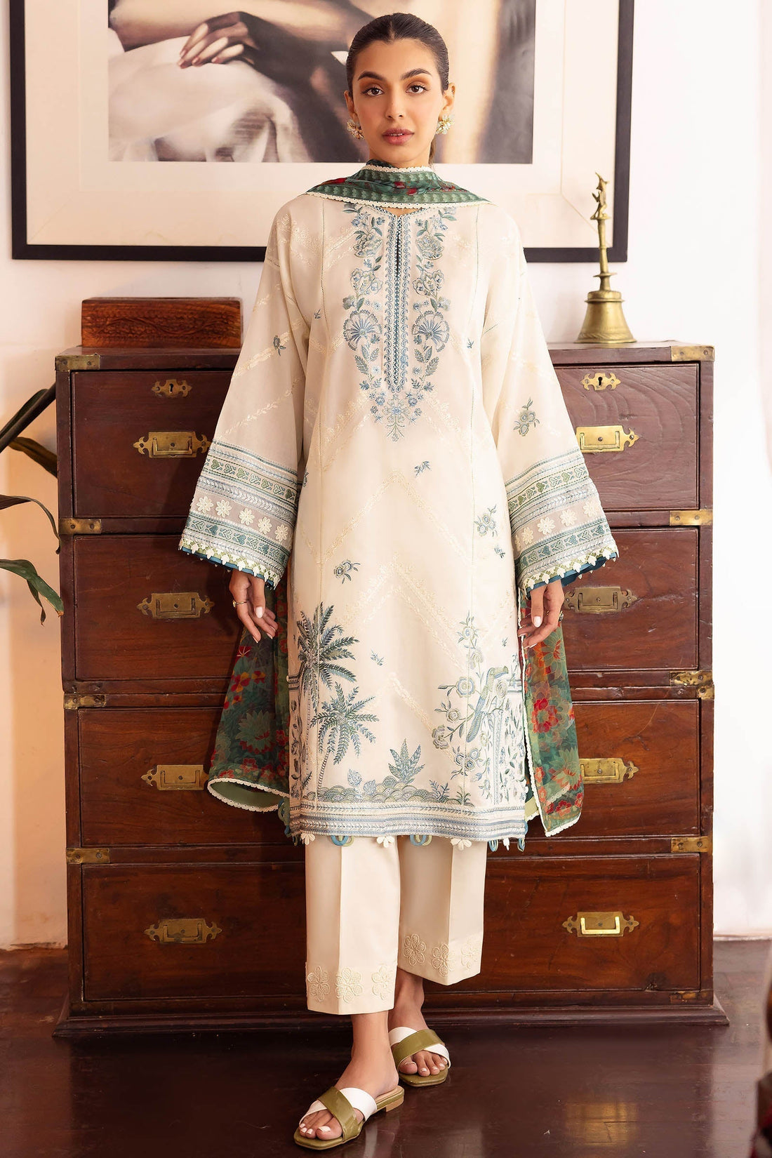 Zaha | Lawn 24 | EIRA (ZL24-05 A) - by - Libasekhas UK - Registered Vendor of : Zaha - 100% Original Designer Dresss