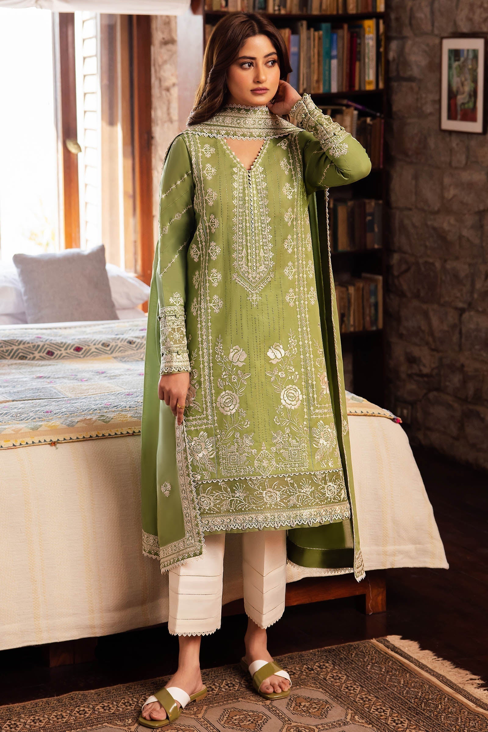 Zaha | Lawn 24 | ZEL (ZL24-08 A) - by - Libasekhas UK - Registered Vendor of : Zaha - 100% Original Designer Dresss