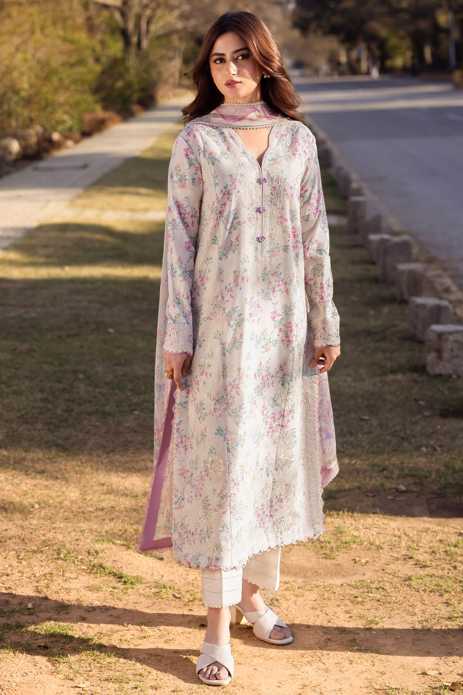 Zaha | Lawn 24 | AYSEL (ZL24-03 A) - by - Libasekhas UK - Registered Vendor of : Zaha - 100% Original Designer Dresss